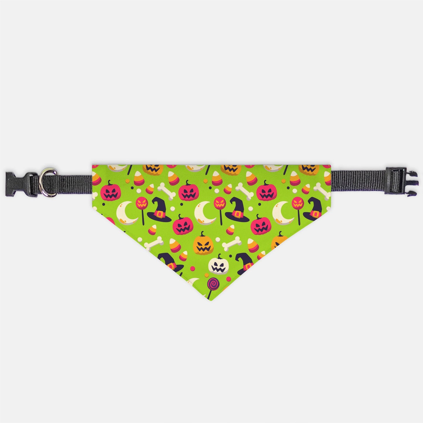 Halloween Trick or Treat Adjustable Collar Dog Bandana - Apawry Pup