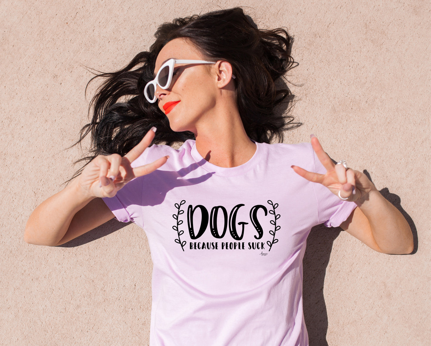 Dogs Because People Suck Tee - Apawry Pup