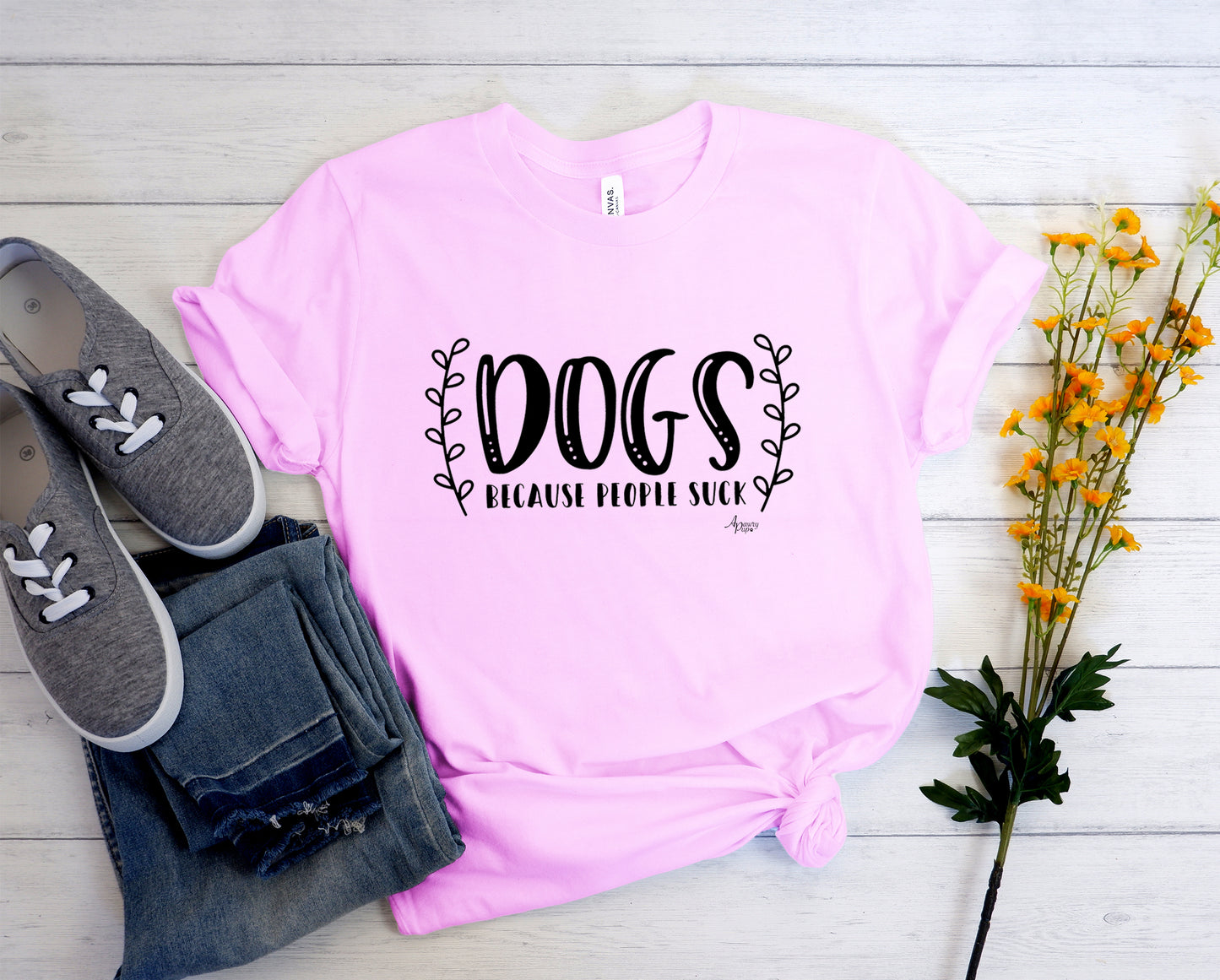 Dogs Because People Suck Tee - Apawry Pup
