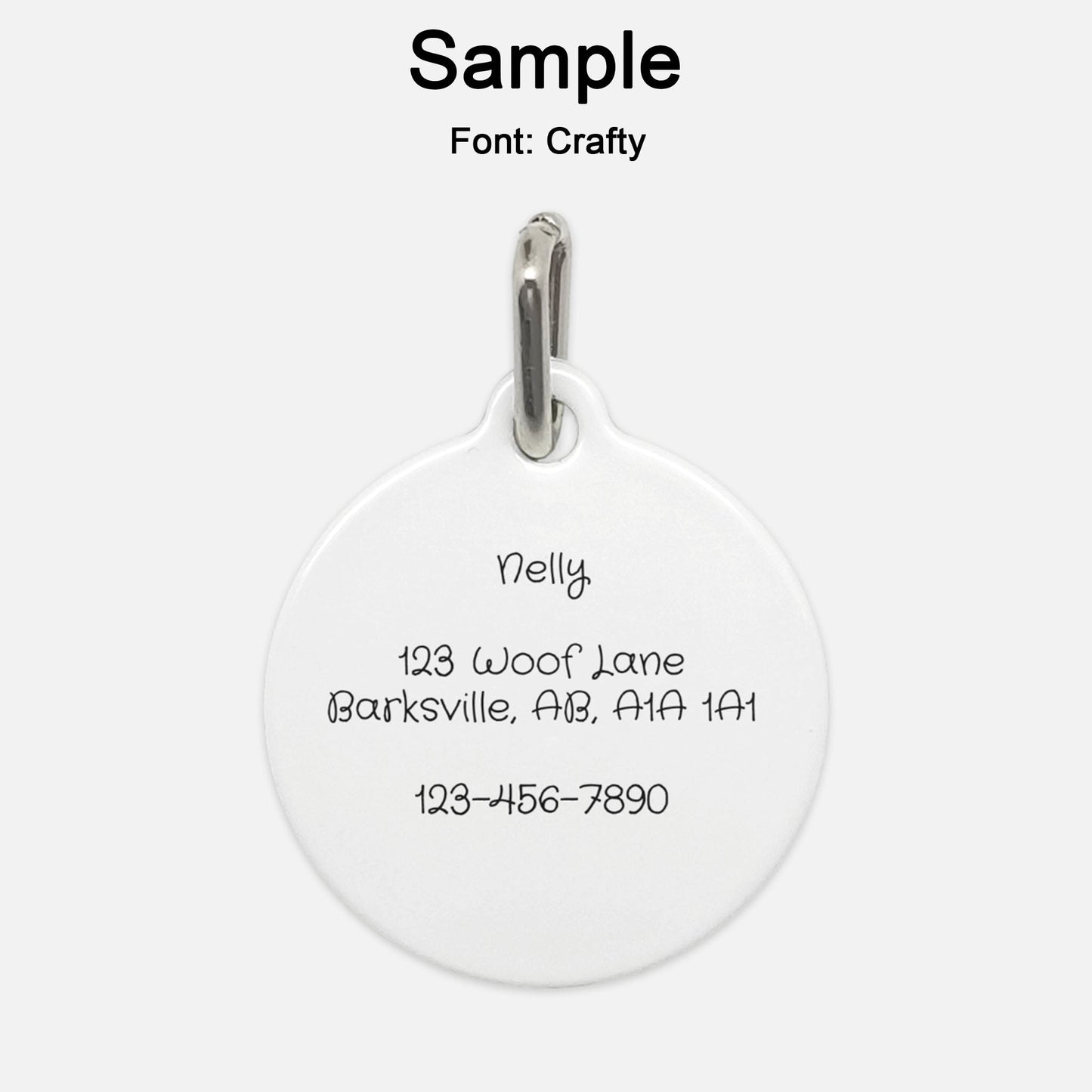 White Black and Red Service Dog In Training Dog Tag - Apawry Pup