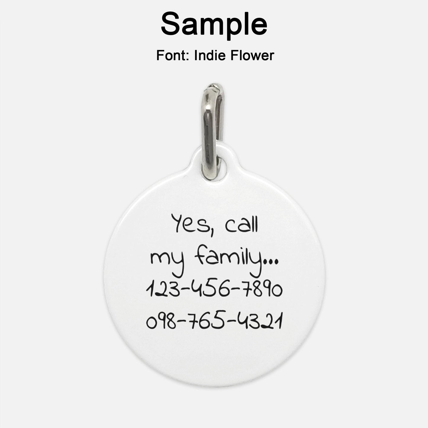 White Black and Red Service Dog In Training Dog Tag - Apawry Pup