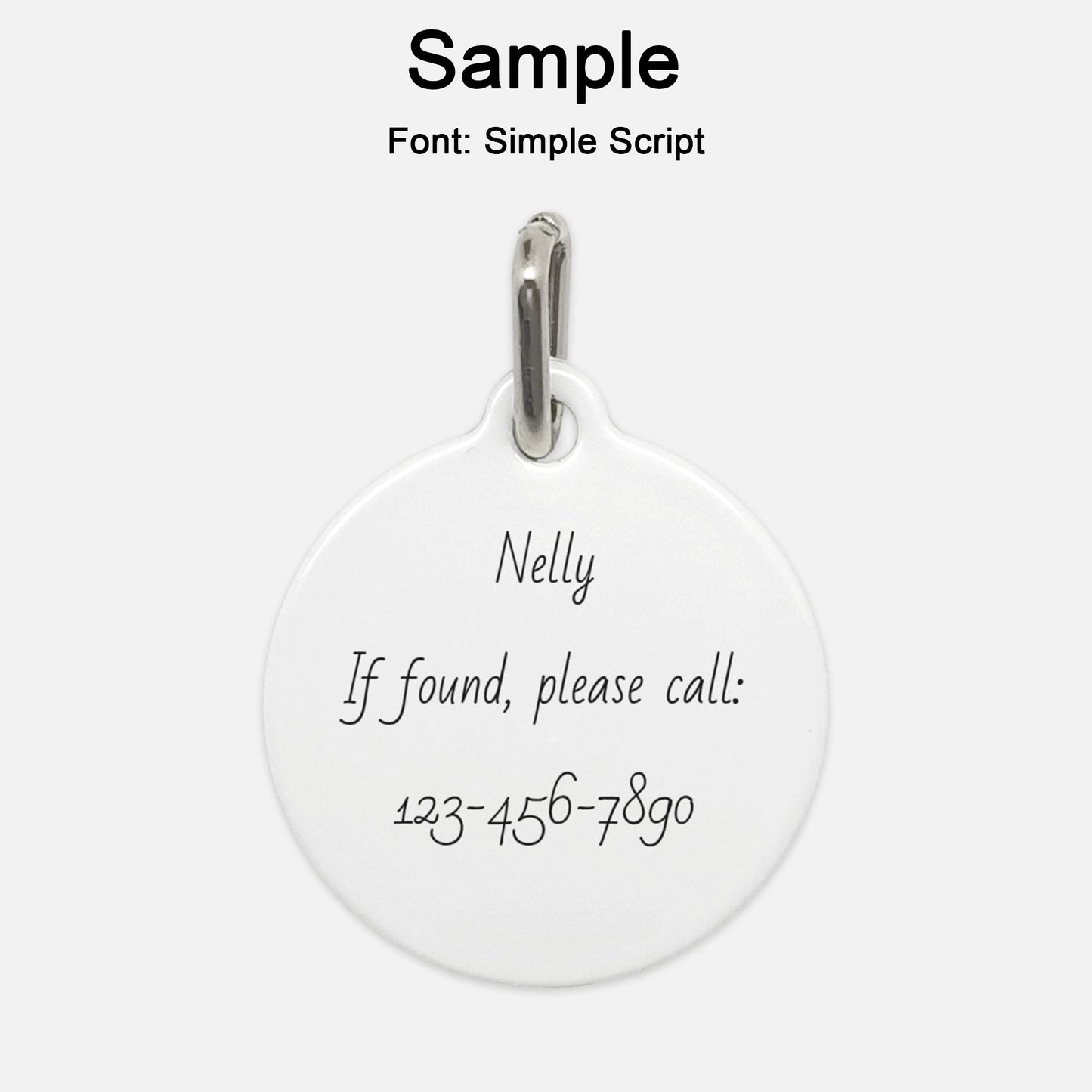 White Black and Red Service Dog In Training Dog Tag - Apawry Pup