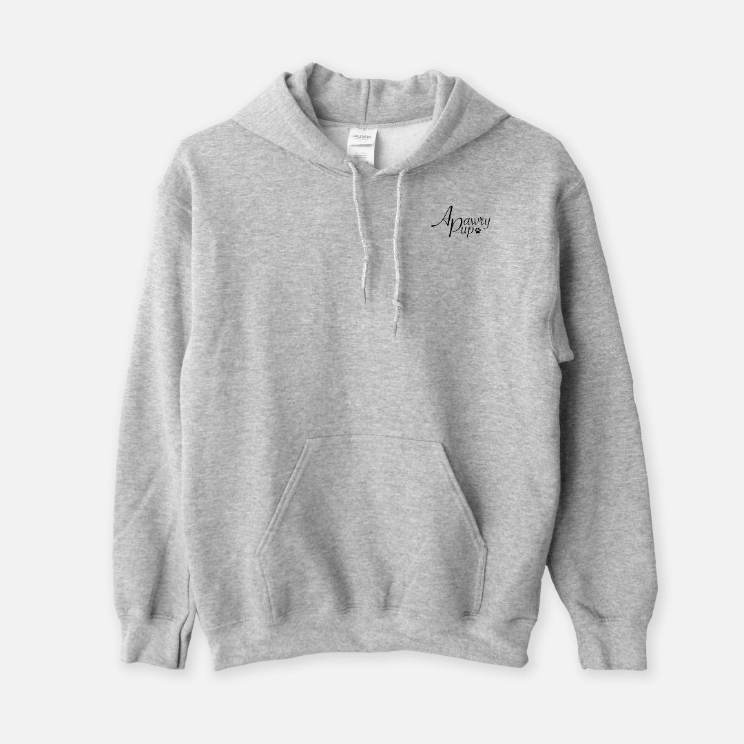 Heather Grey Apawry Pup Hoodie - Apawry Pup