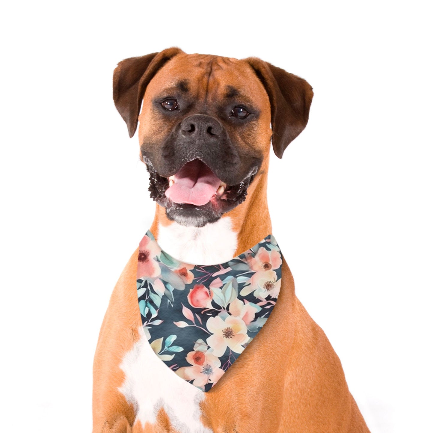 Floral Eventide Watercolour Dog Bandana - Apawry Pup