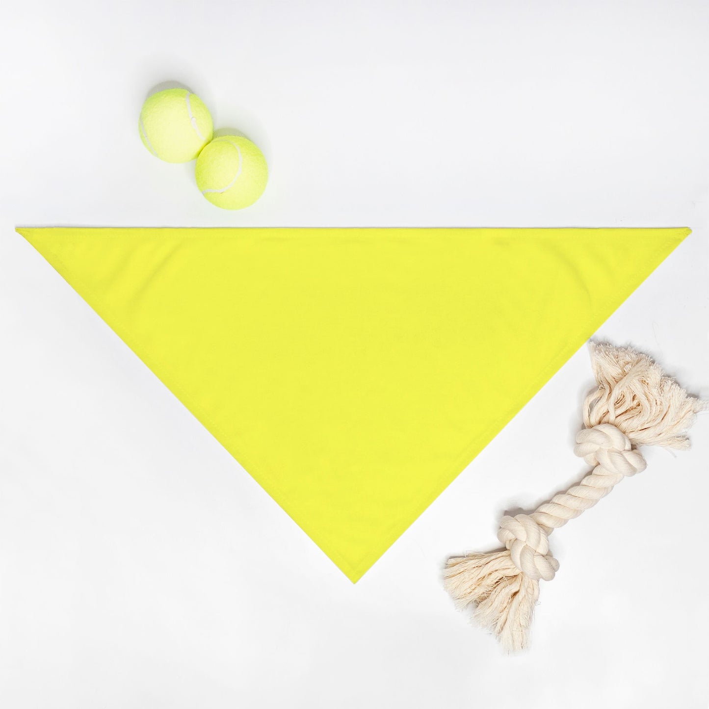 Solid Yellow Dog Bandana - Apawry Pup