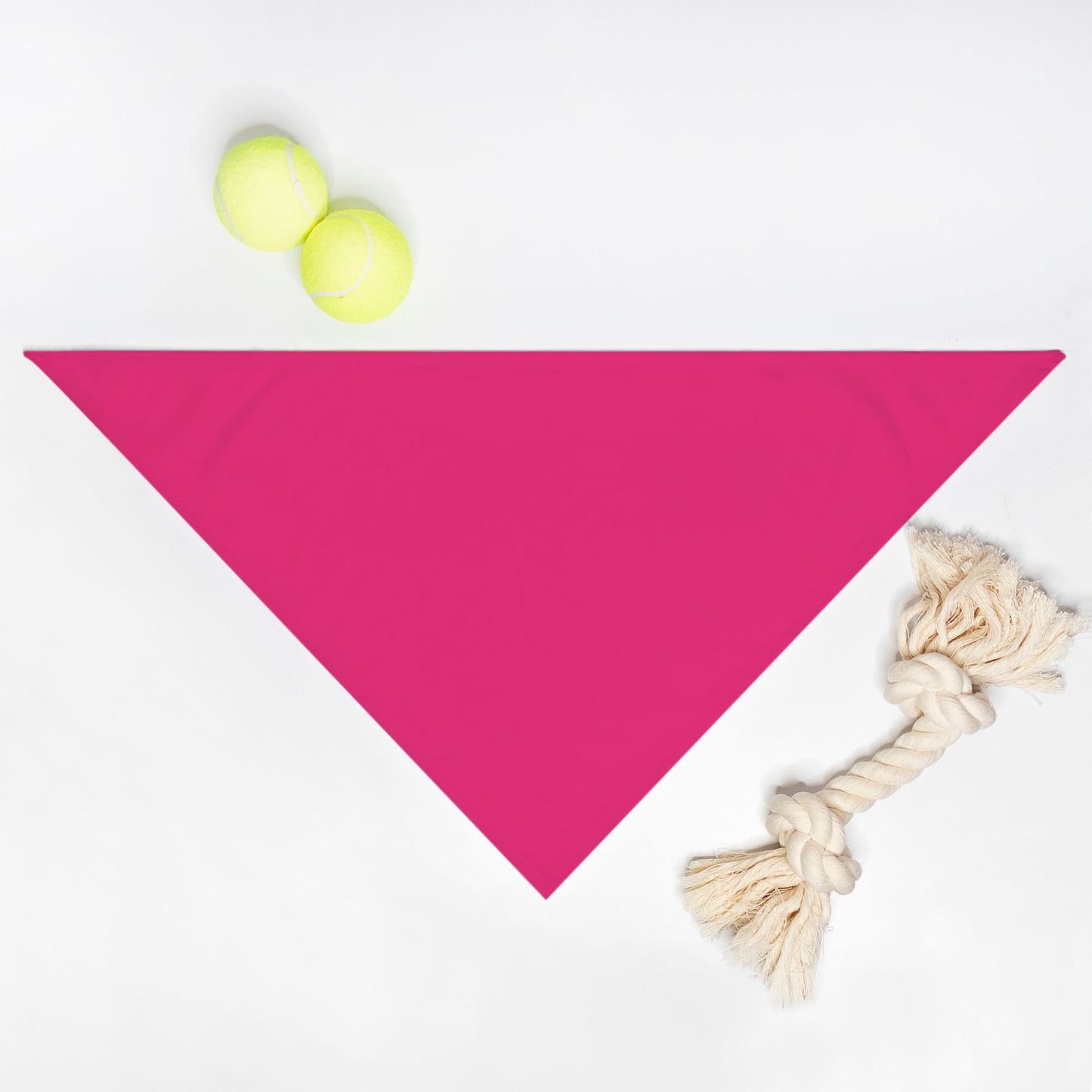 Solid Fuschia Dog Bandana - Apawry Pup