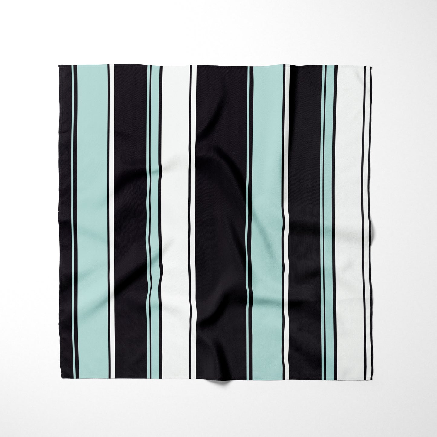 Black Mint And White Striped Dog Bandana - Apawry Pup