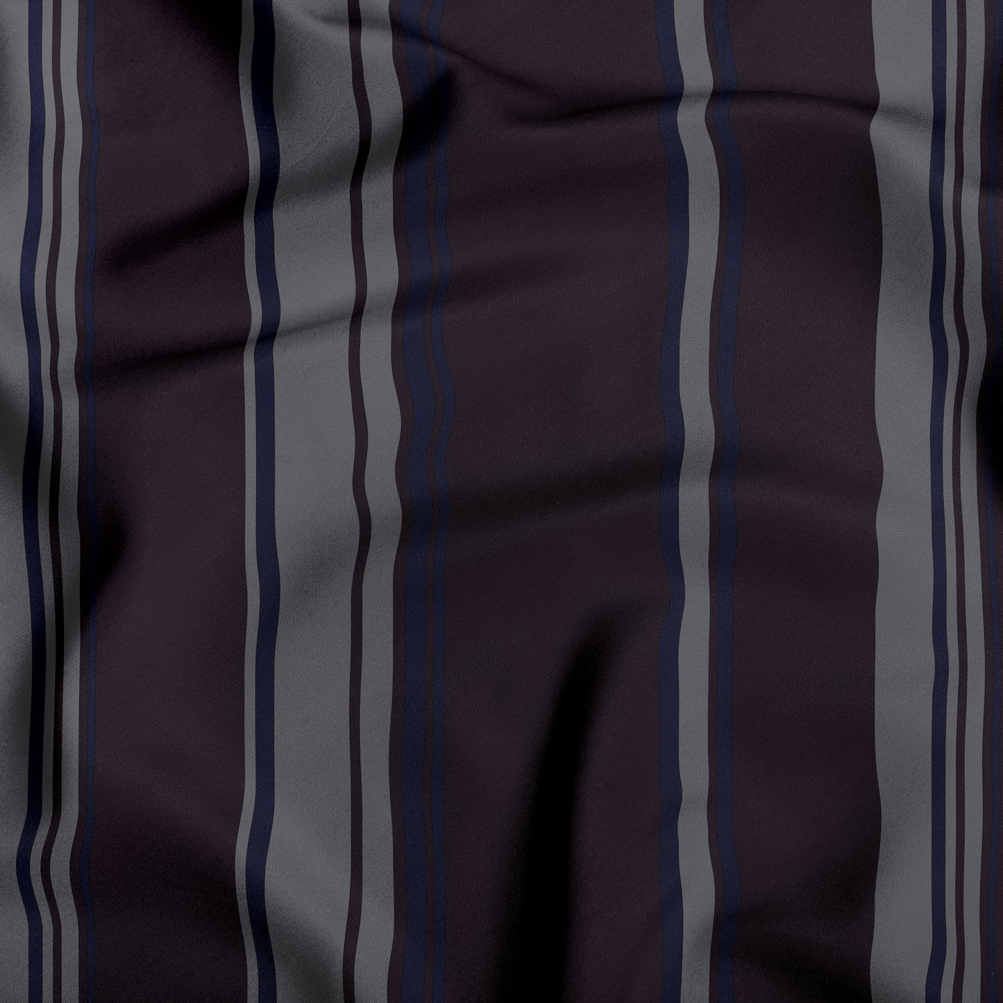 Burgandy Grey And Navy Blue Striped Dog Bandana - Apawry Pup