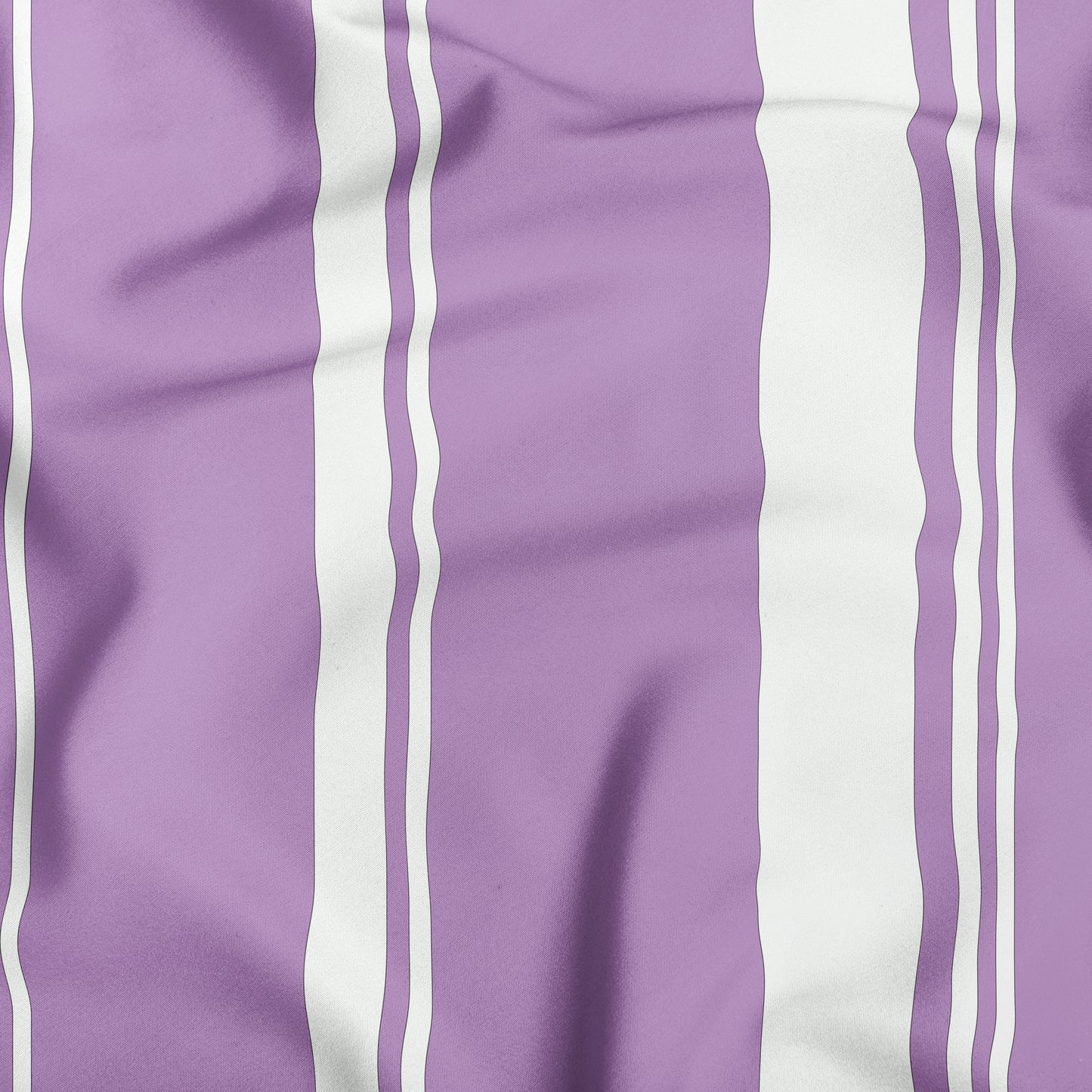 Light Purple and White Striped Dog Bandana - Apawry Pup