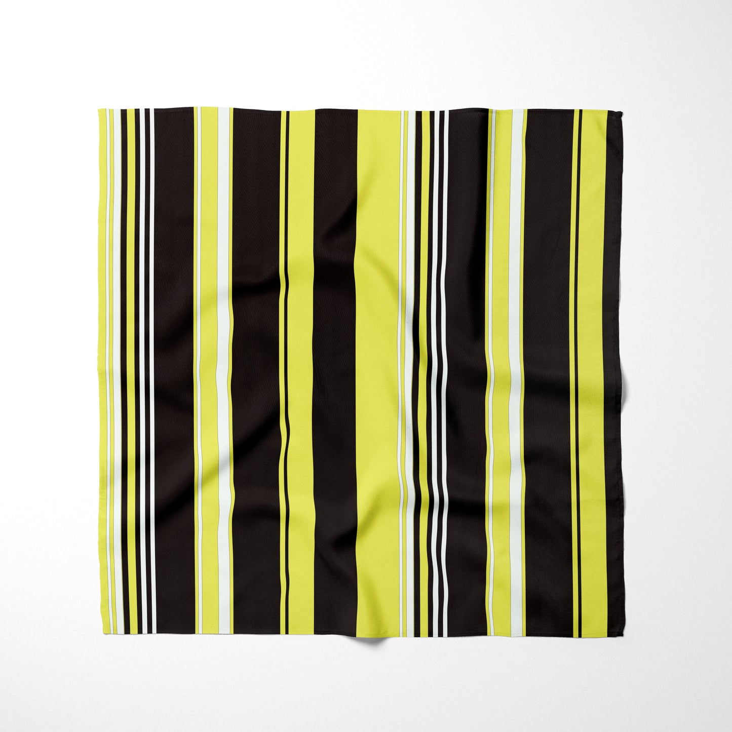 Yellow Black And White Striped Dog Bandana - Apawry Pup