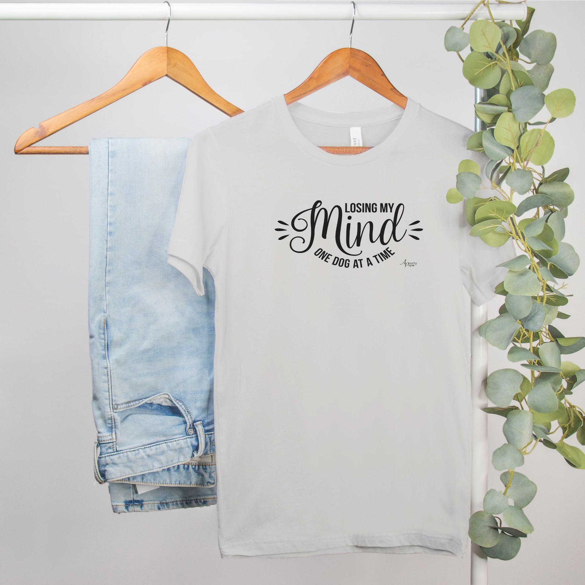 Losing My Mind One Dog At A Time Tee - Apawry Pup