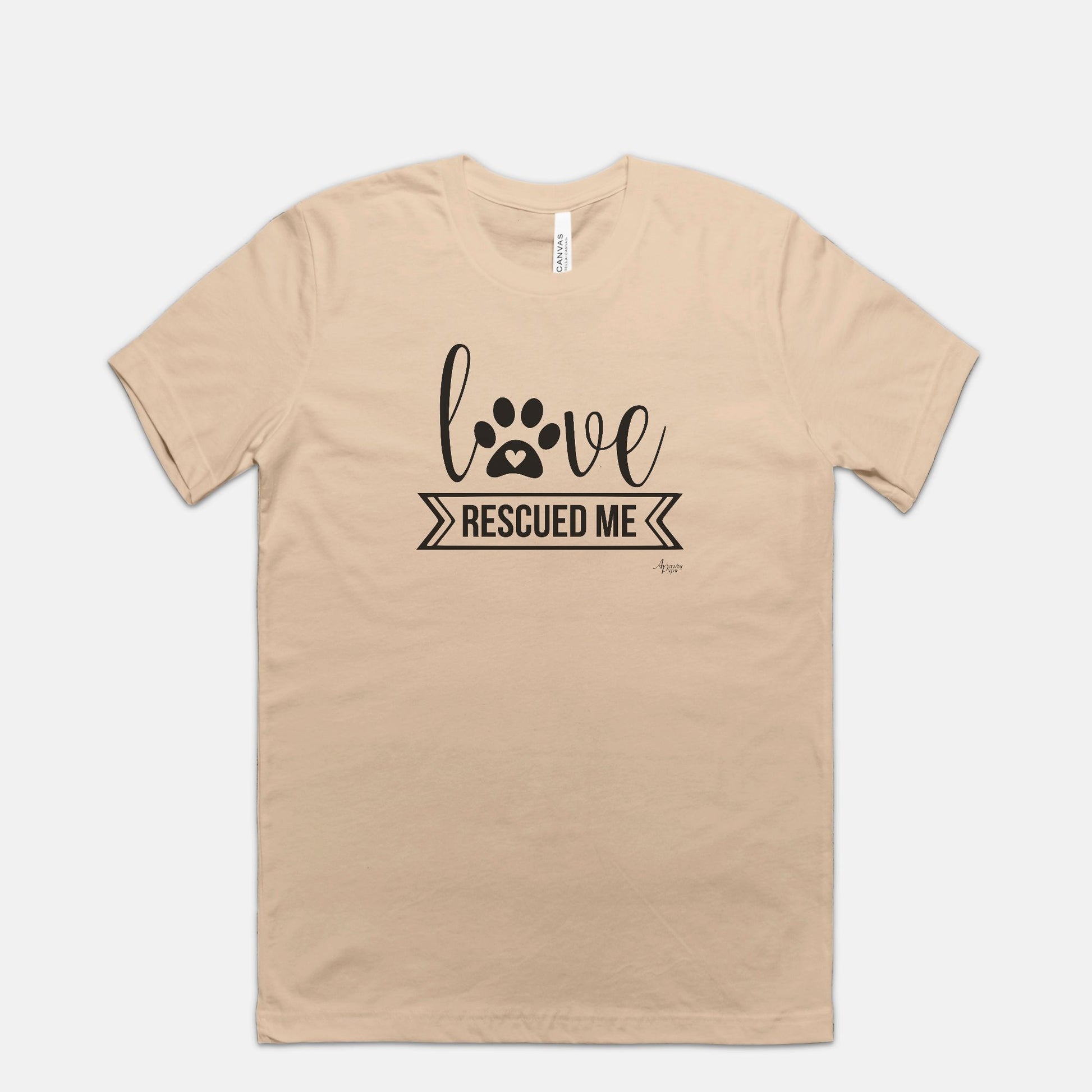 Love Rescued Me Tee - Apawry Pup