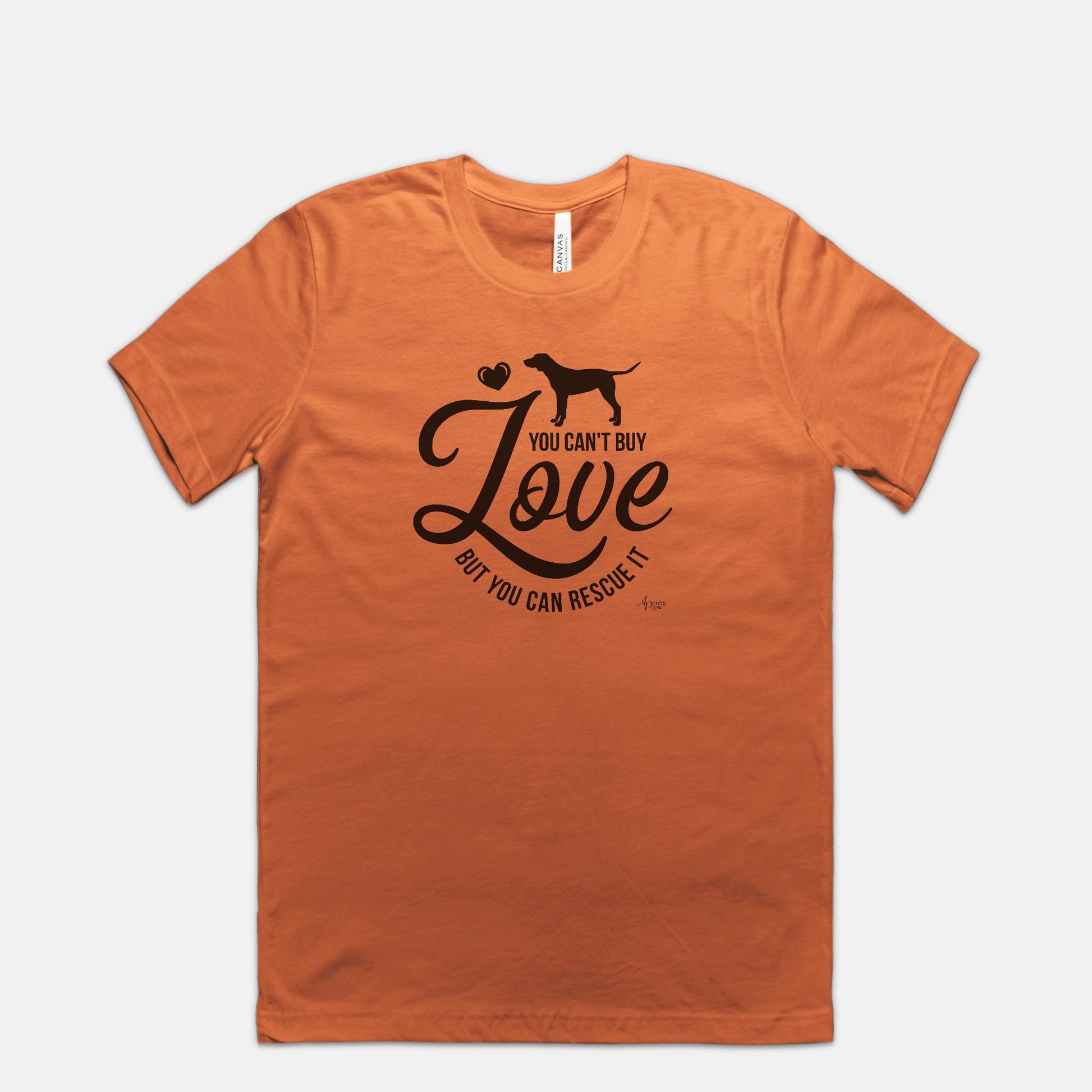 You Can't Buy Love But You Can Rescue It Tee - Apawry Pup