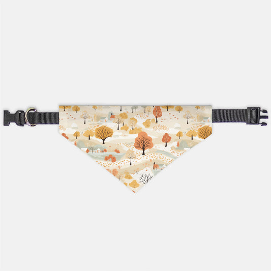 Fall Home Sweet Home Adjustable Collar Dog Bandana - Apawry Pup