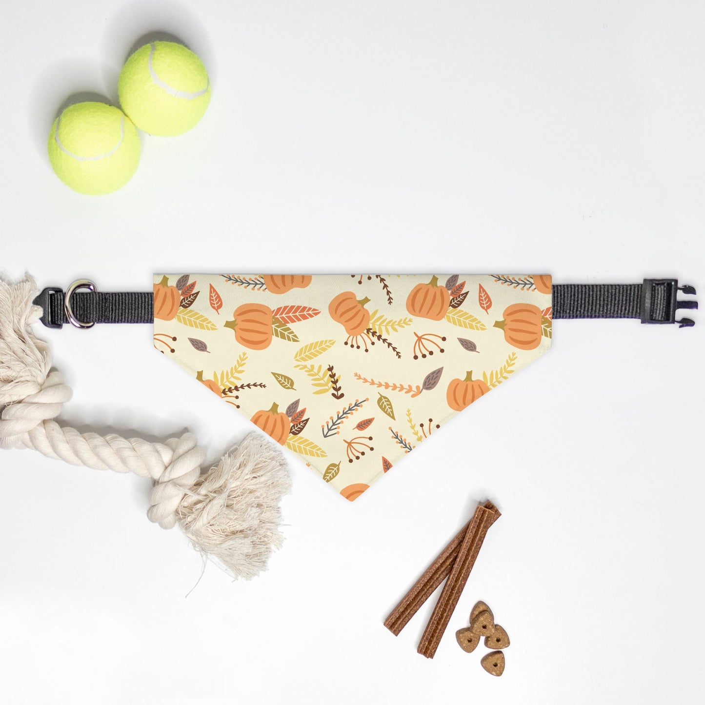 Fall Pumpkin Spice & Everything Nice Adjustable Collar Dog Bandana - Apawry Pup