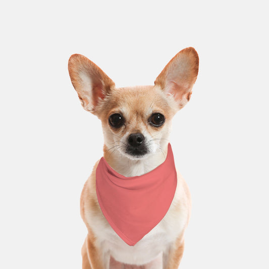 Solid Deep Rose Pink Dog Bandana - Apawry Pup