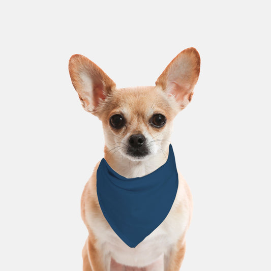 Solid Navy Blue Dog Bandana - Apawry Pup