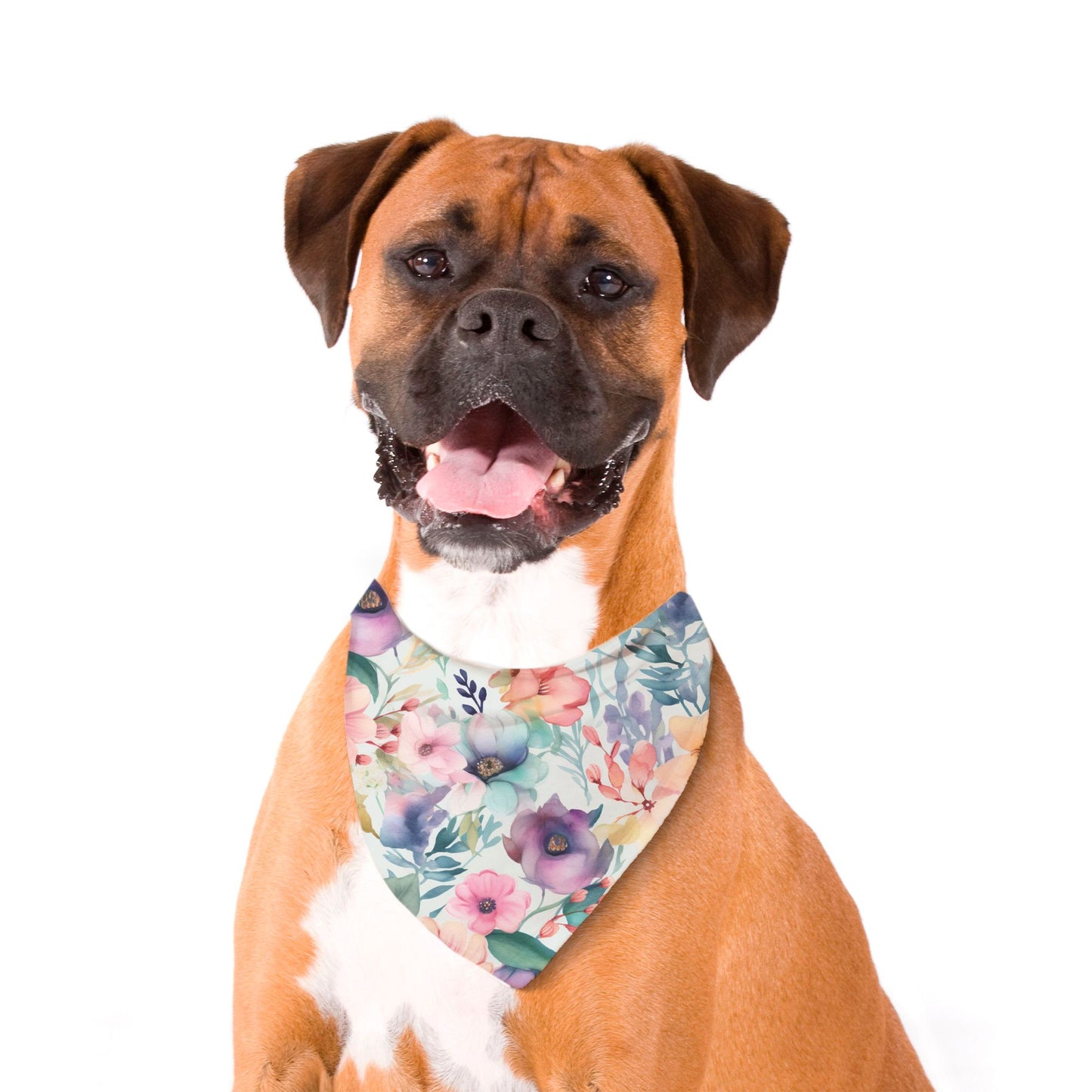 Floral Meadows Watercolour Dog Bandana - Apawry Pup