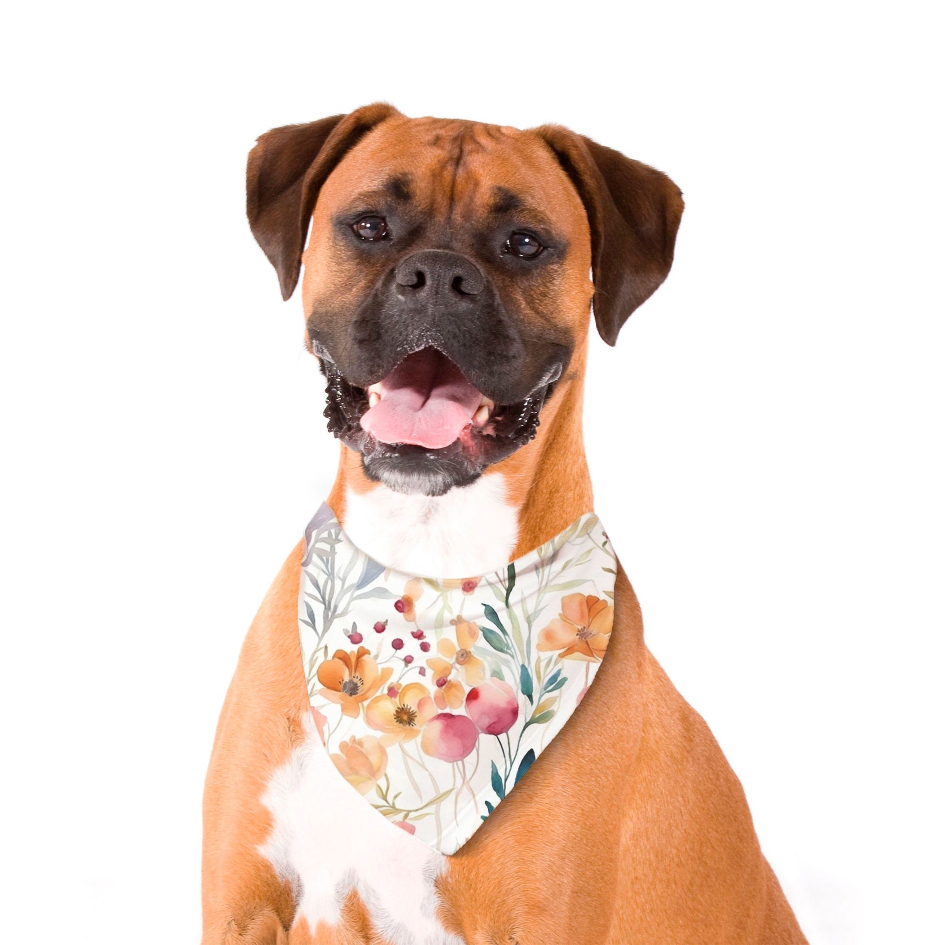 Floral Daybreak Watercolour Dog Bandana - Apawry Pup