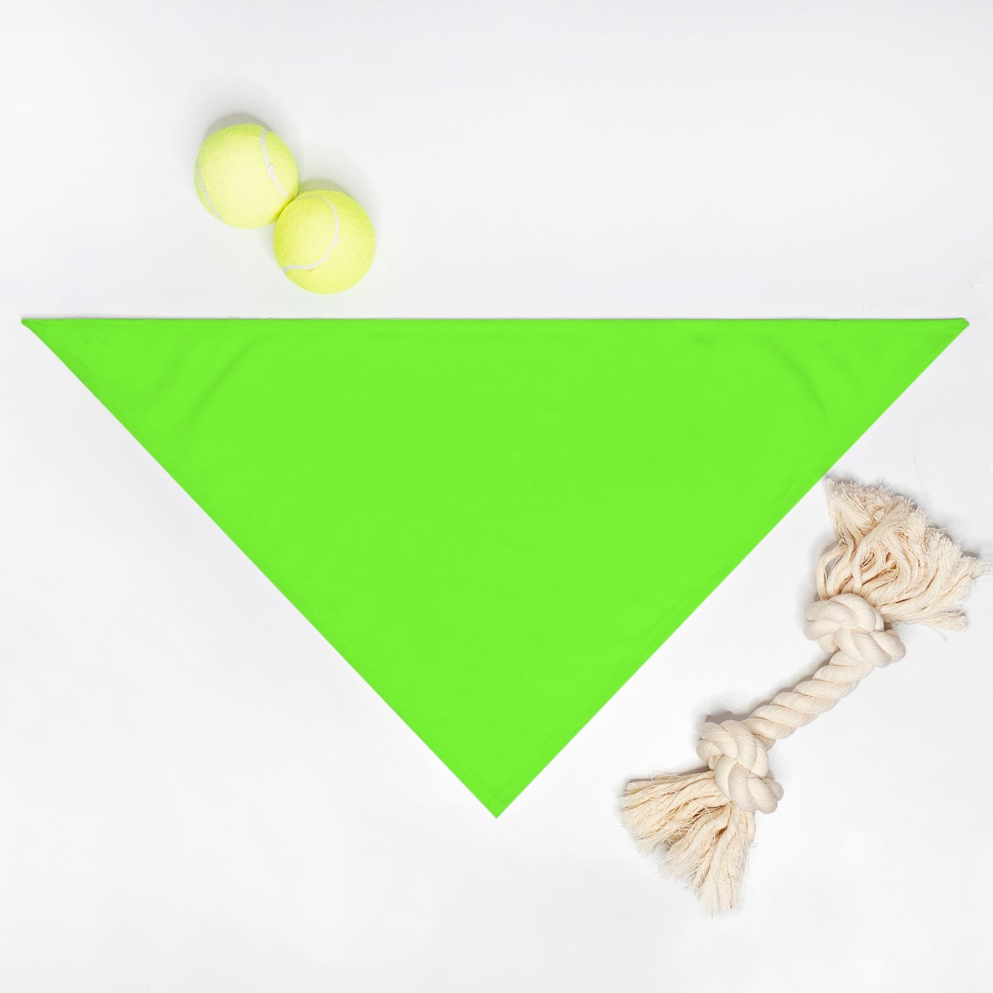 Solid Lime Green Dog Bandana - Apawry Pup