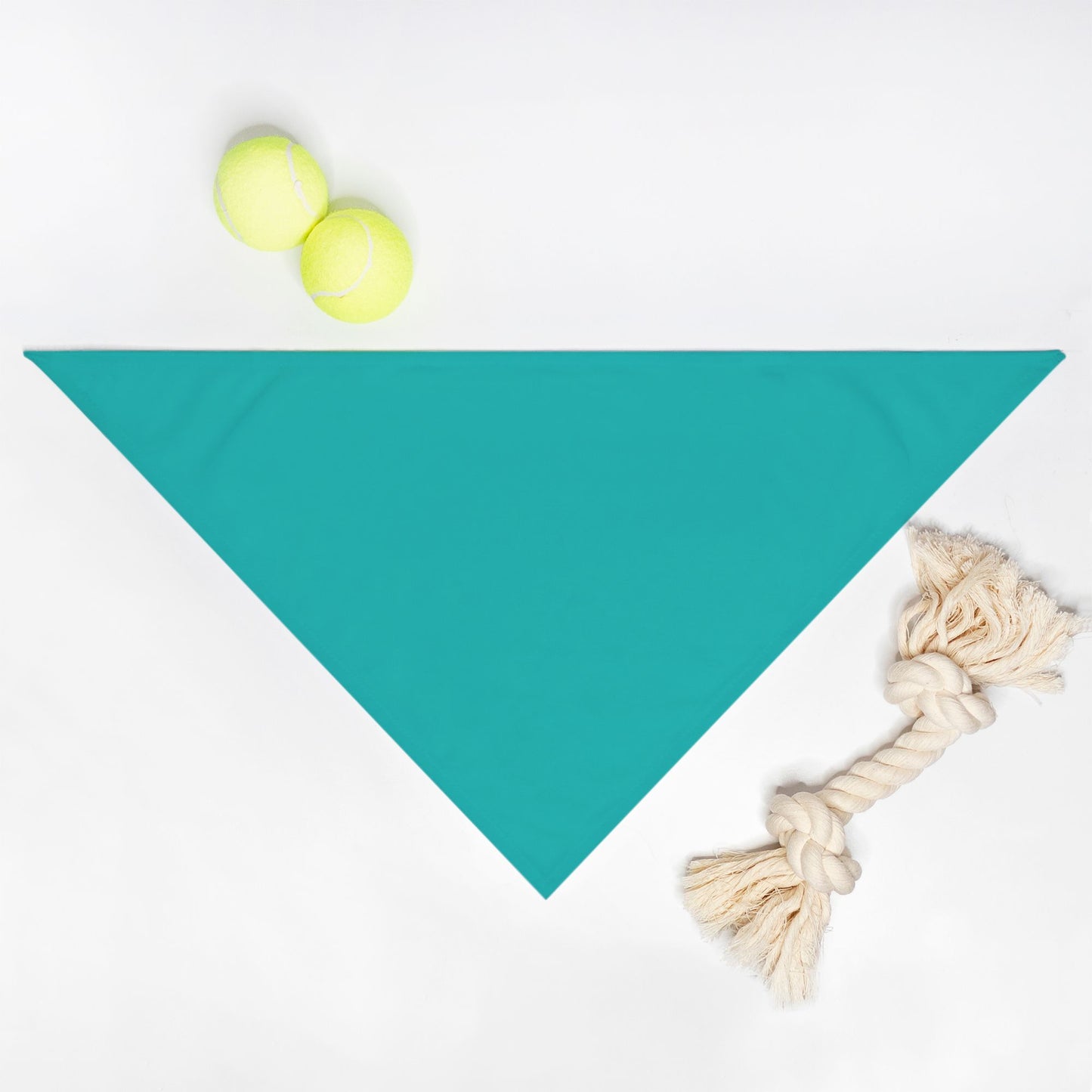 Solid Teal Dog Bandana - Apawry Pup