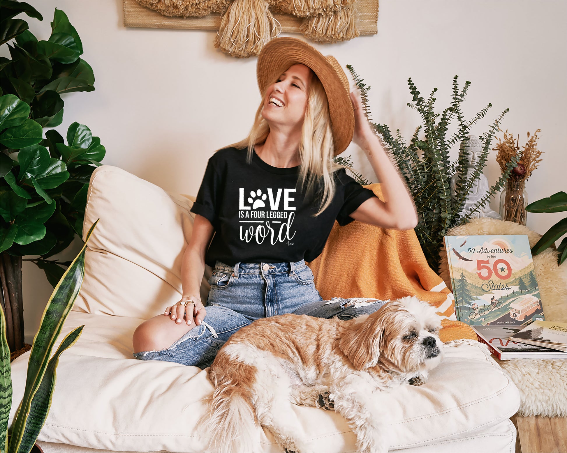 Love Is A Four Legged Word Unisex Tee - Apawry Pup