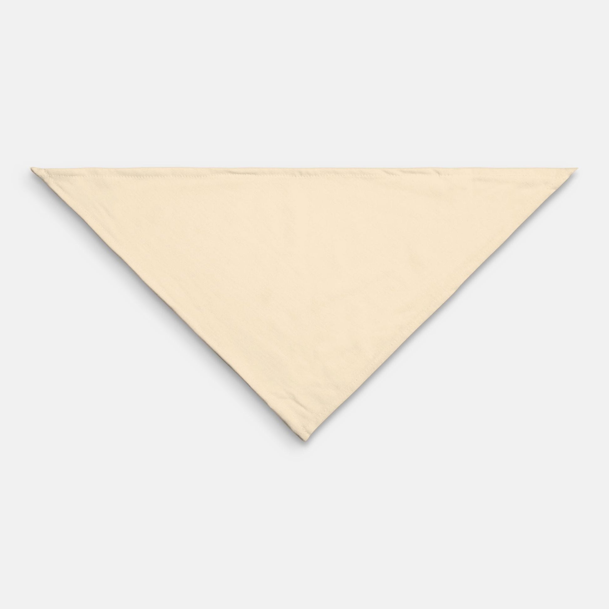 Solid Cream Dog Bandana - Apawry Pup