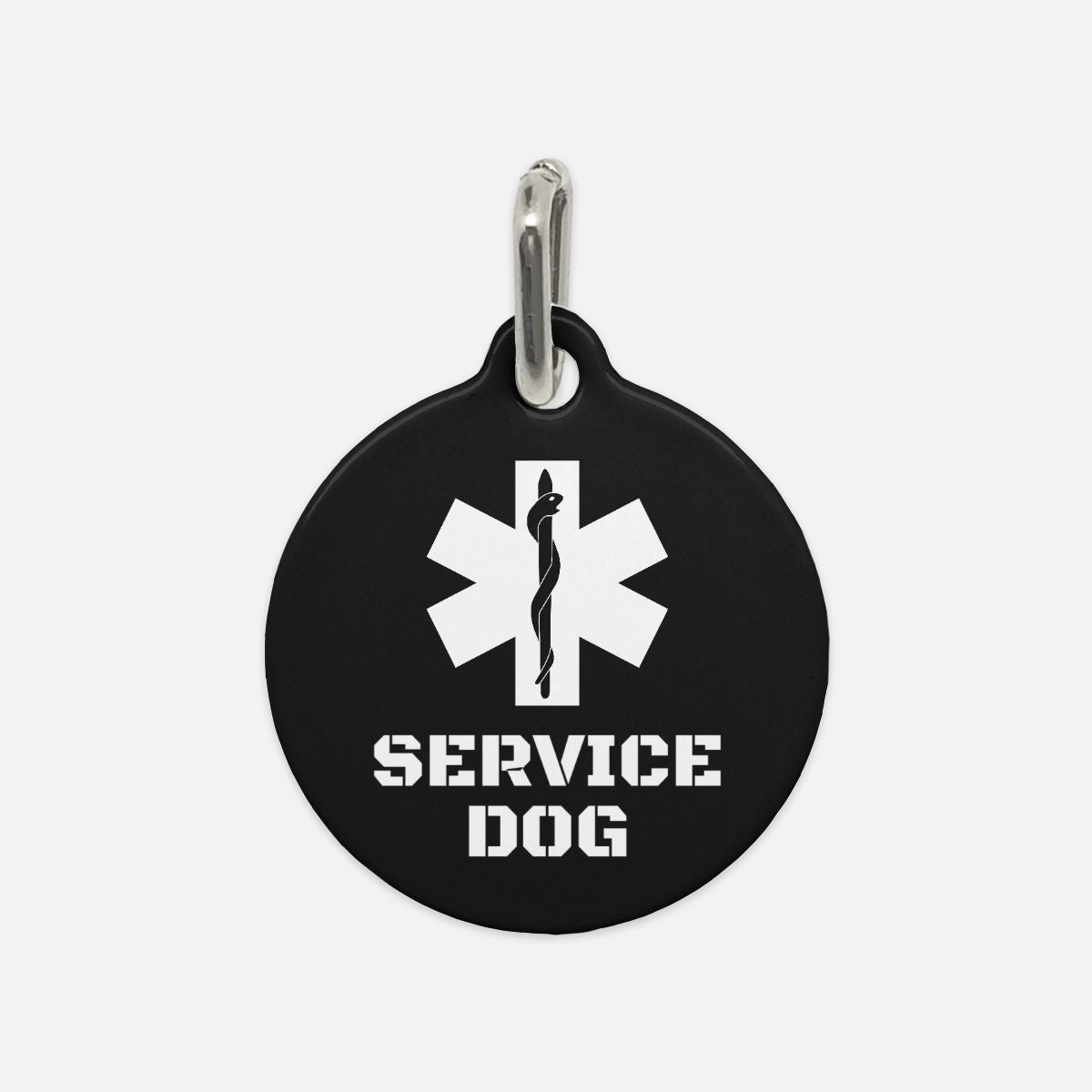 Red And White Service Dog Dog Tag - Apawry Pup