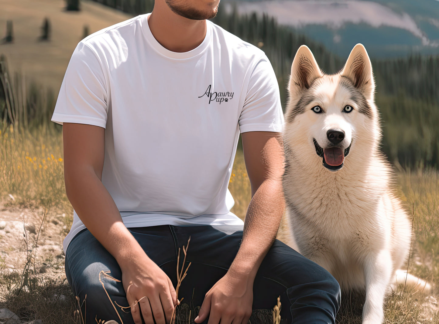 Apawry Pup Light Collection Unisex Tee - Apawry Pup