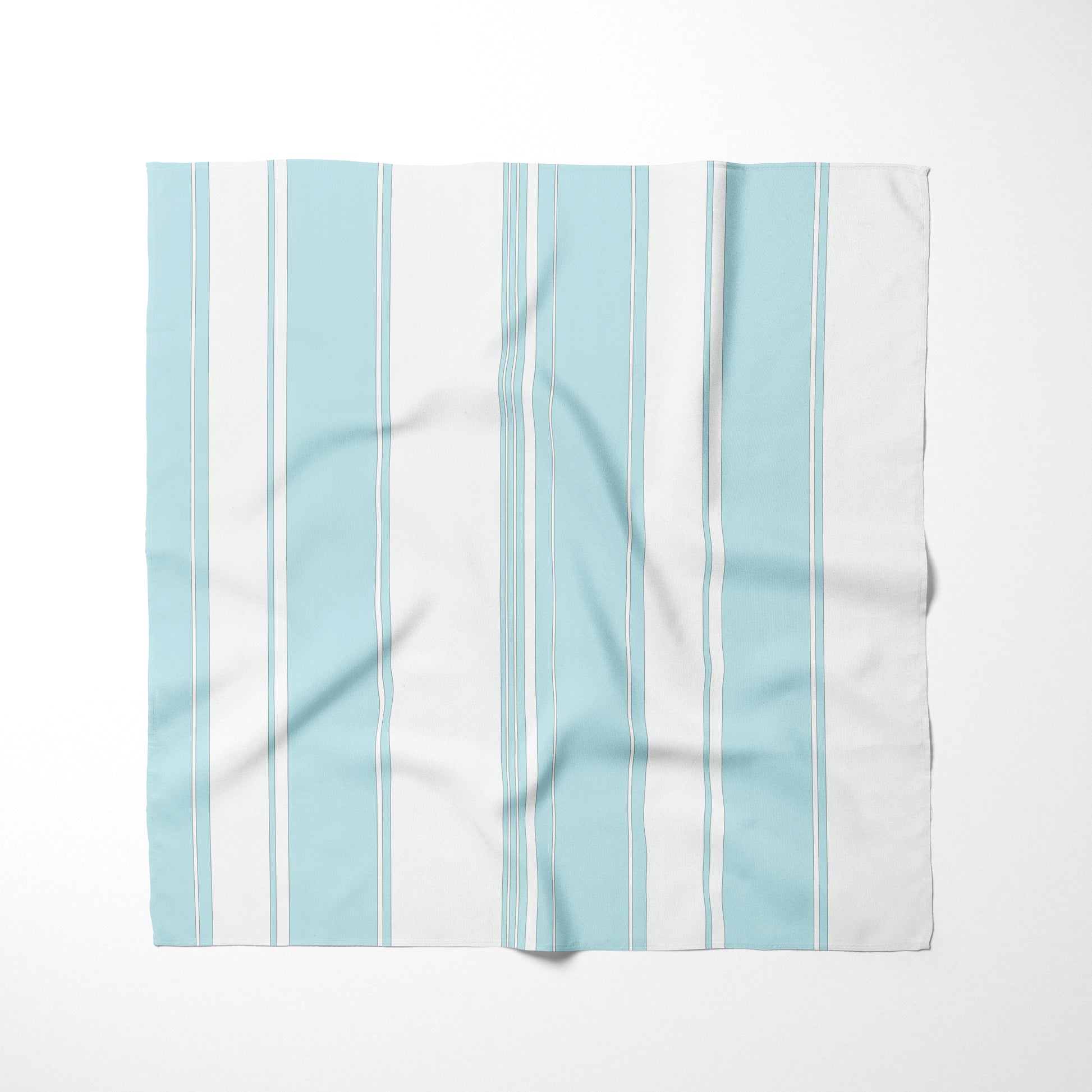 Baby Blue And White Striped Dog Bandana - Apawry Pup