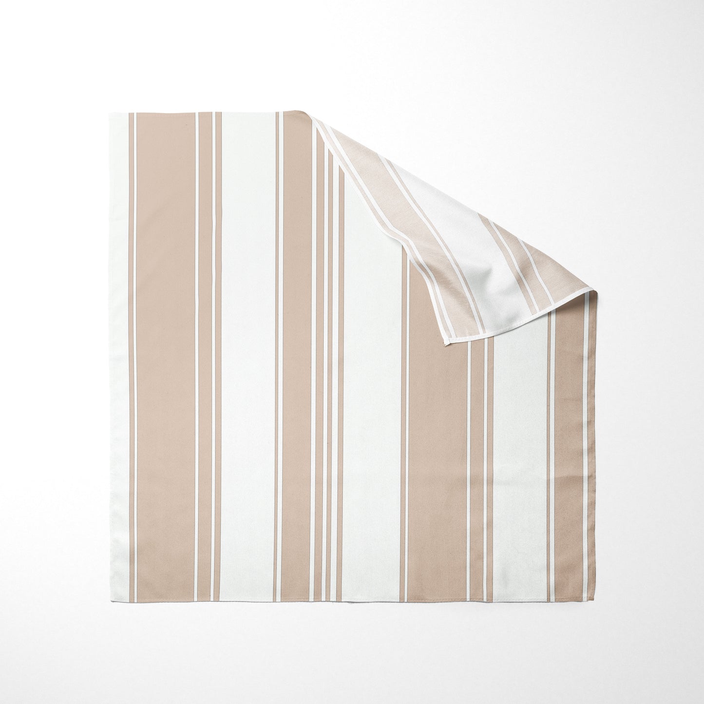 Beige and White Striped Dog Bandana - Apawry Pup
