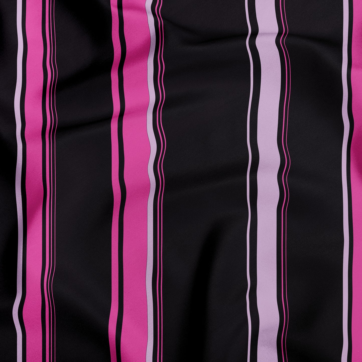 Black Hot Pink And Light Purple Striped Dog Bandana - Apawry Pup