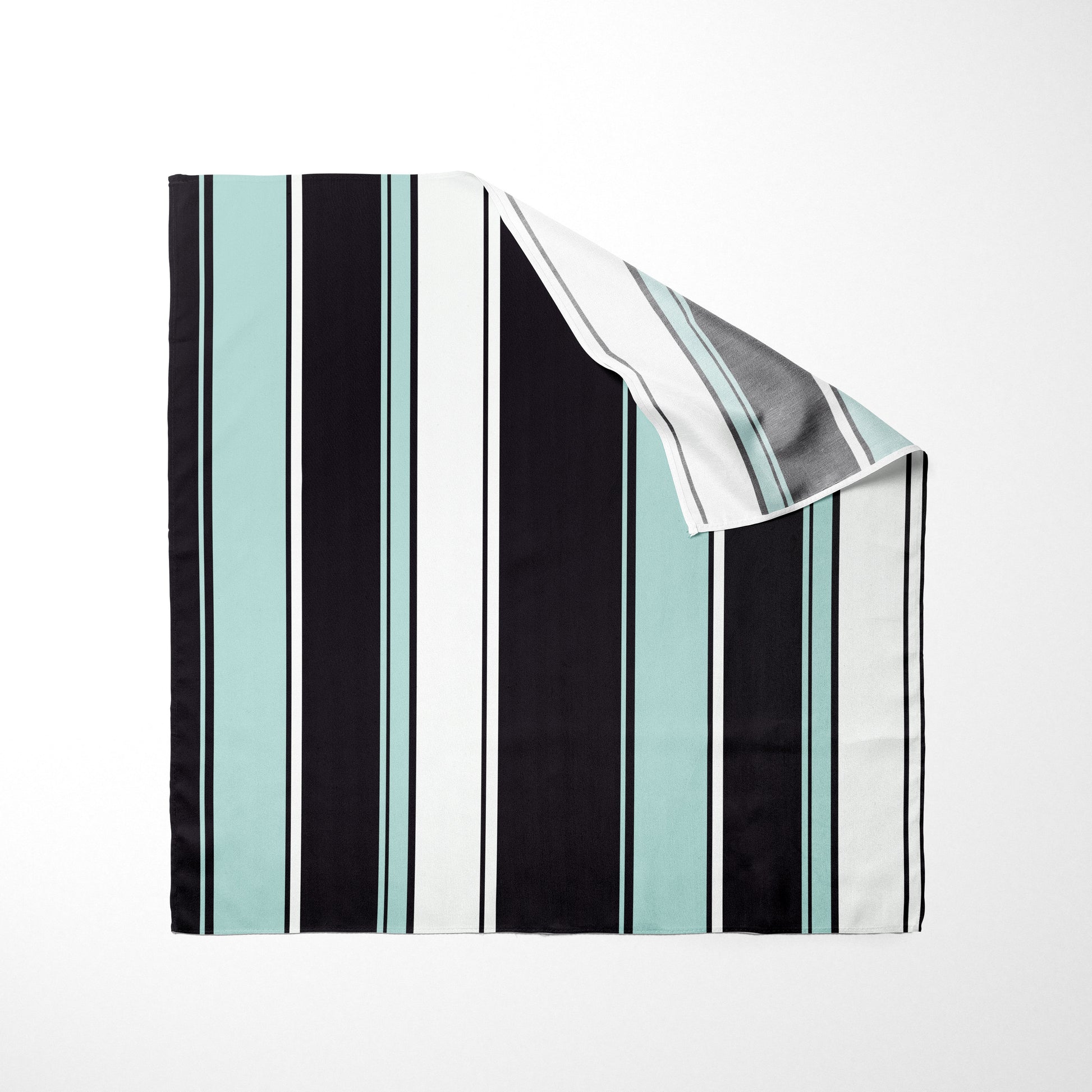 Black Mint And White Striped Dog Bandana - Apawry Pup