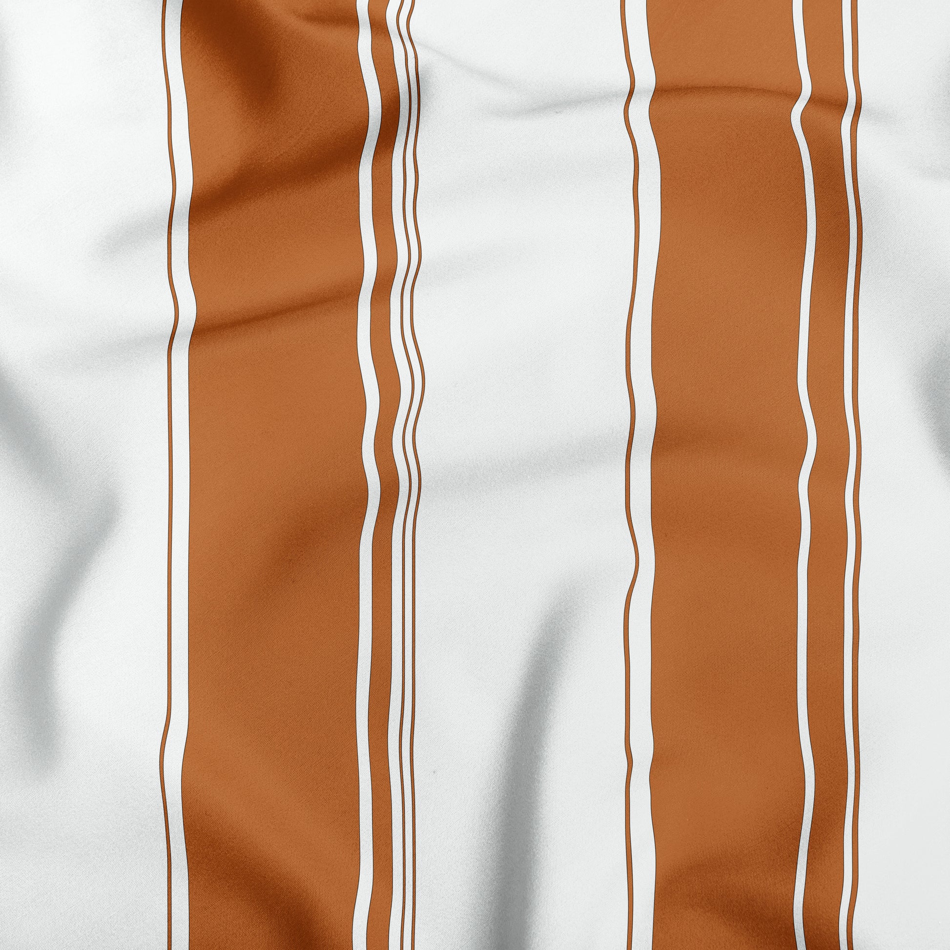 Burnt Orange and White Striped Dog Bandana - Apawry Pup