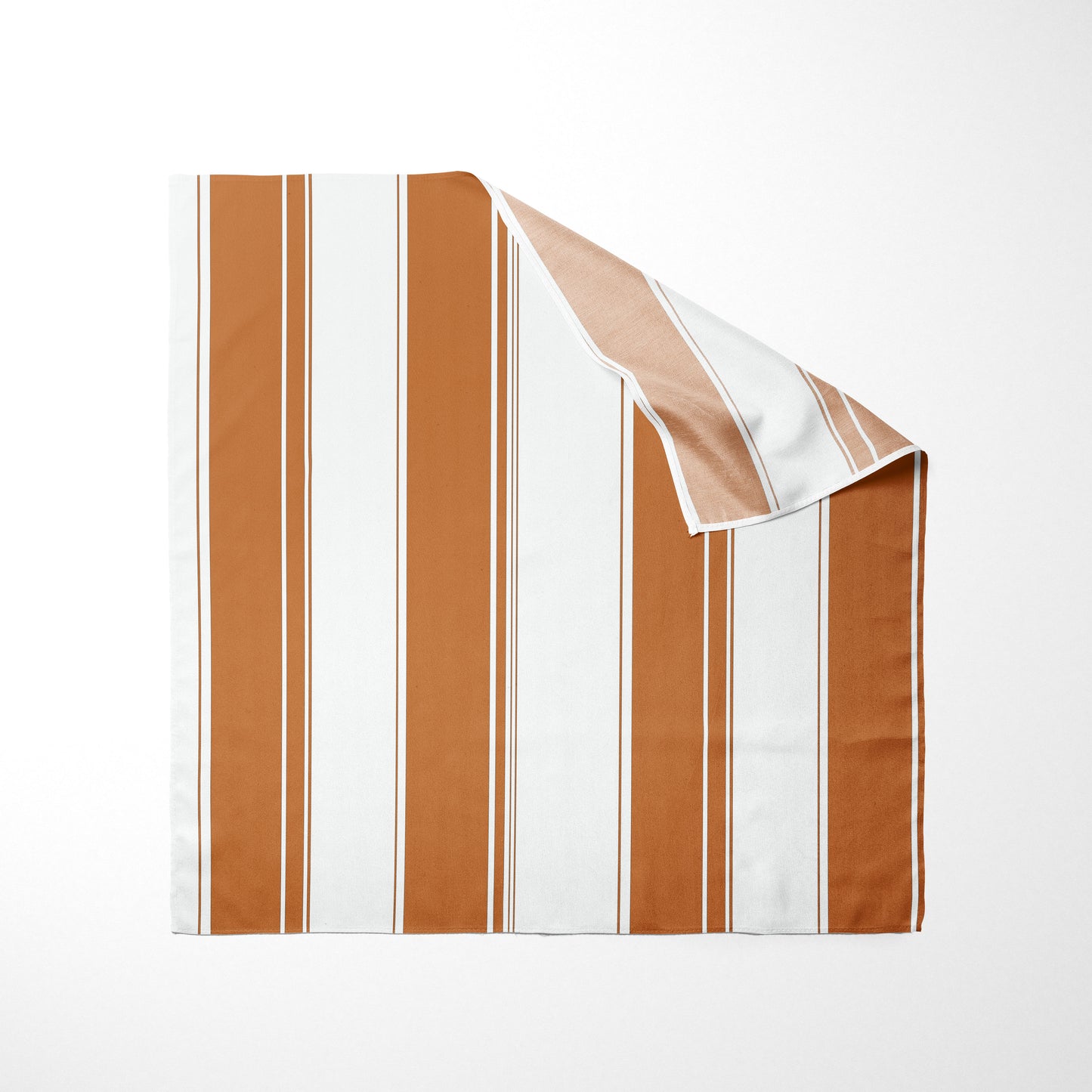 Burnt Orange and White Striped Dog Bandana - Apawry Pup