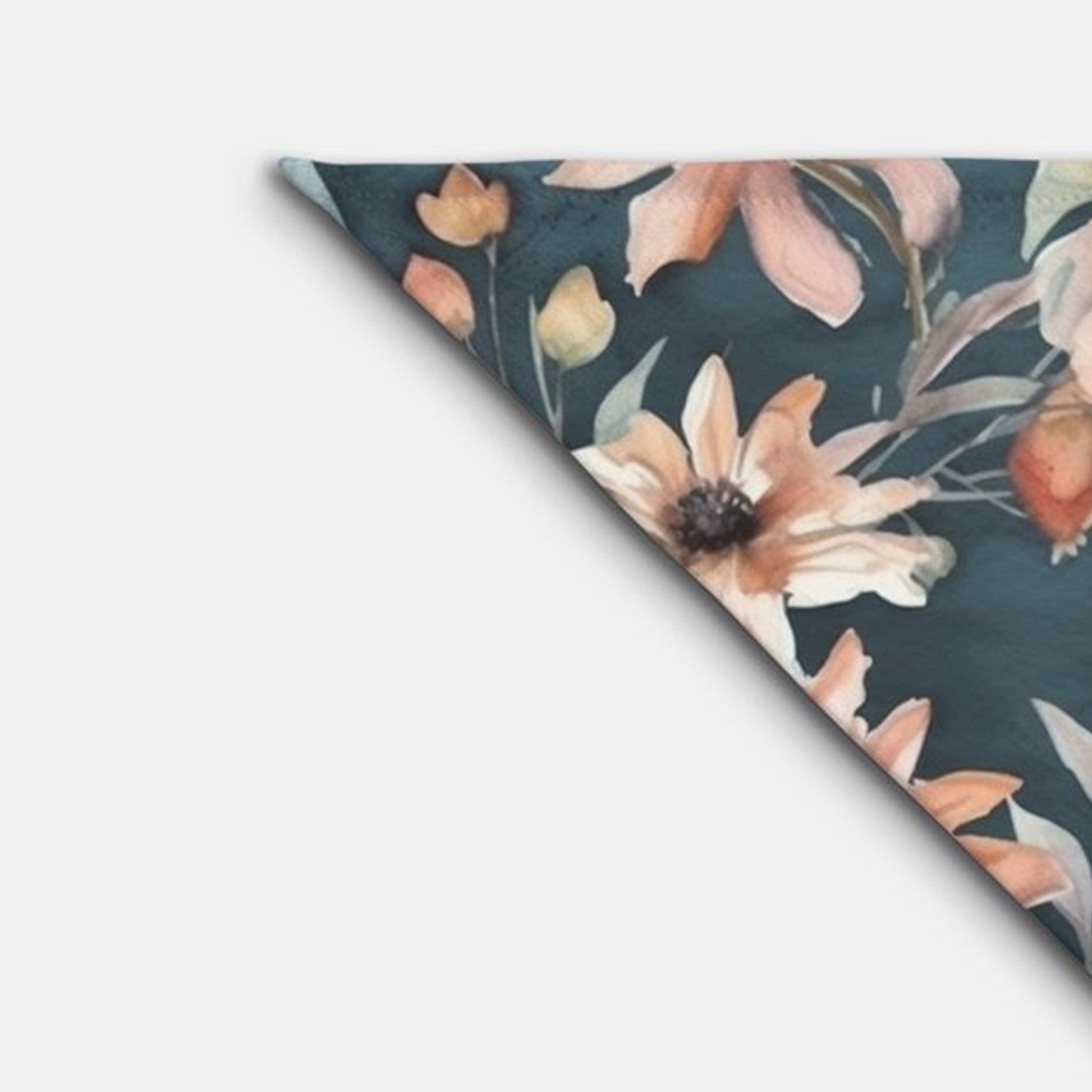 Floral Night Blossoms Watercolour Dog Bandana - Apawry Pup