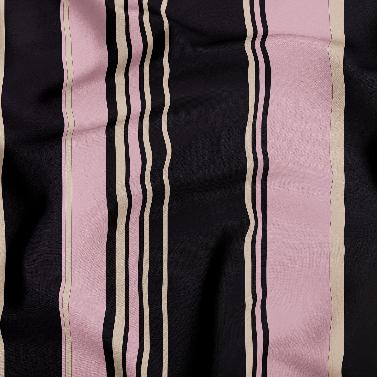 Dusty Pink Black And Nude Striped Dog Bandana - Apawry Pup