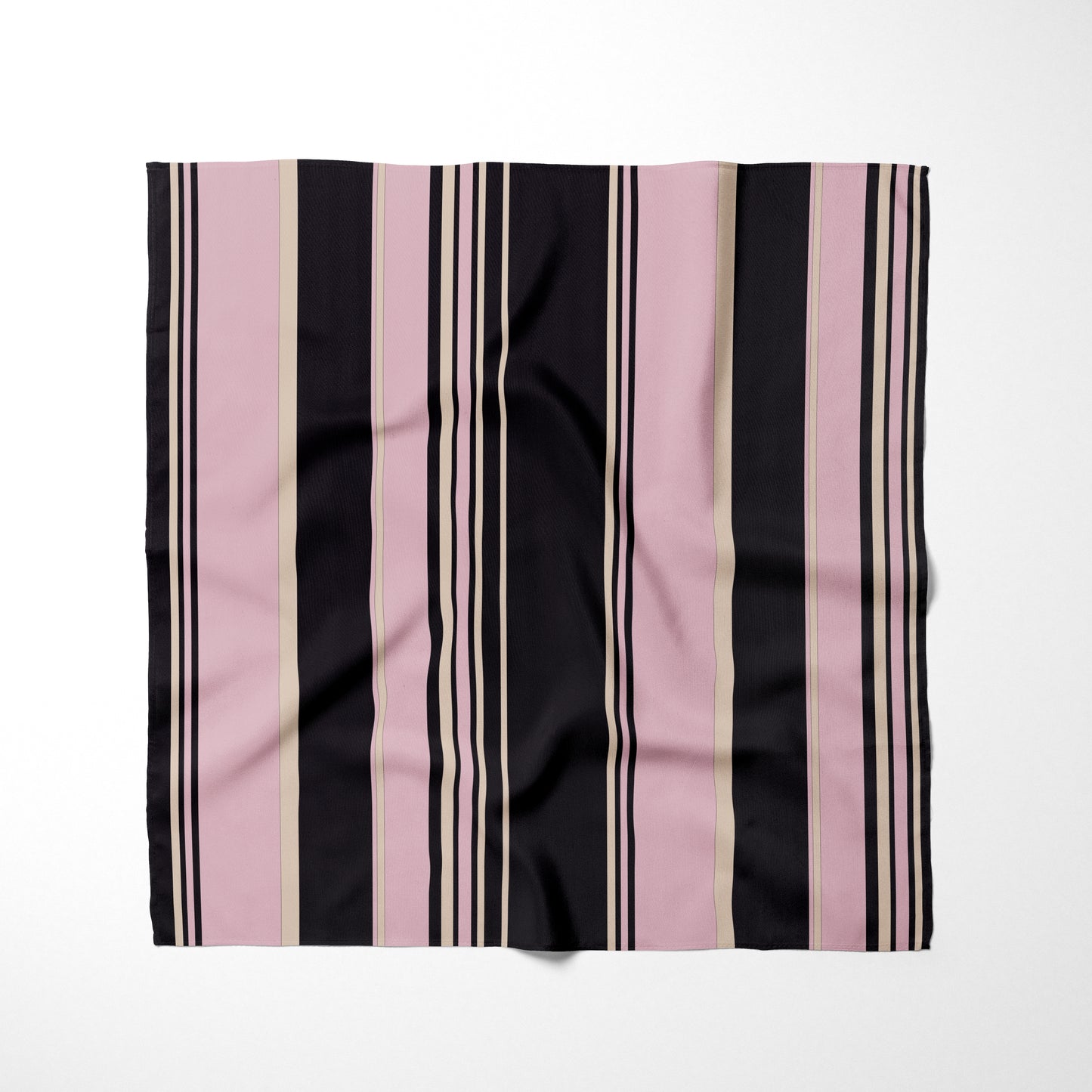 Dusty Pink Black And Nude Striped Dog Bandana - Apawry Pup