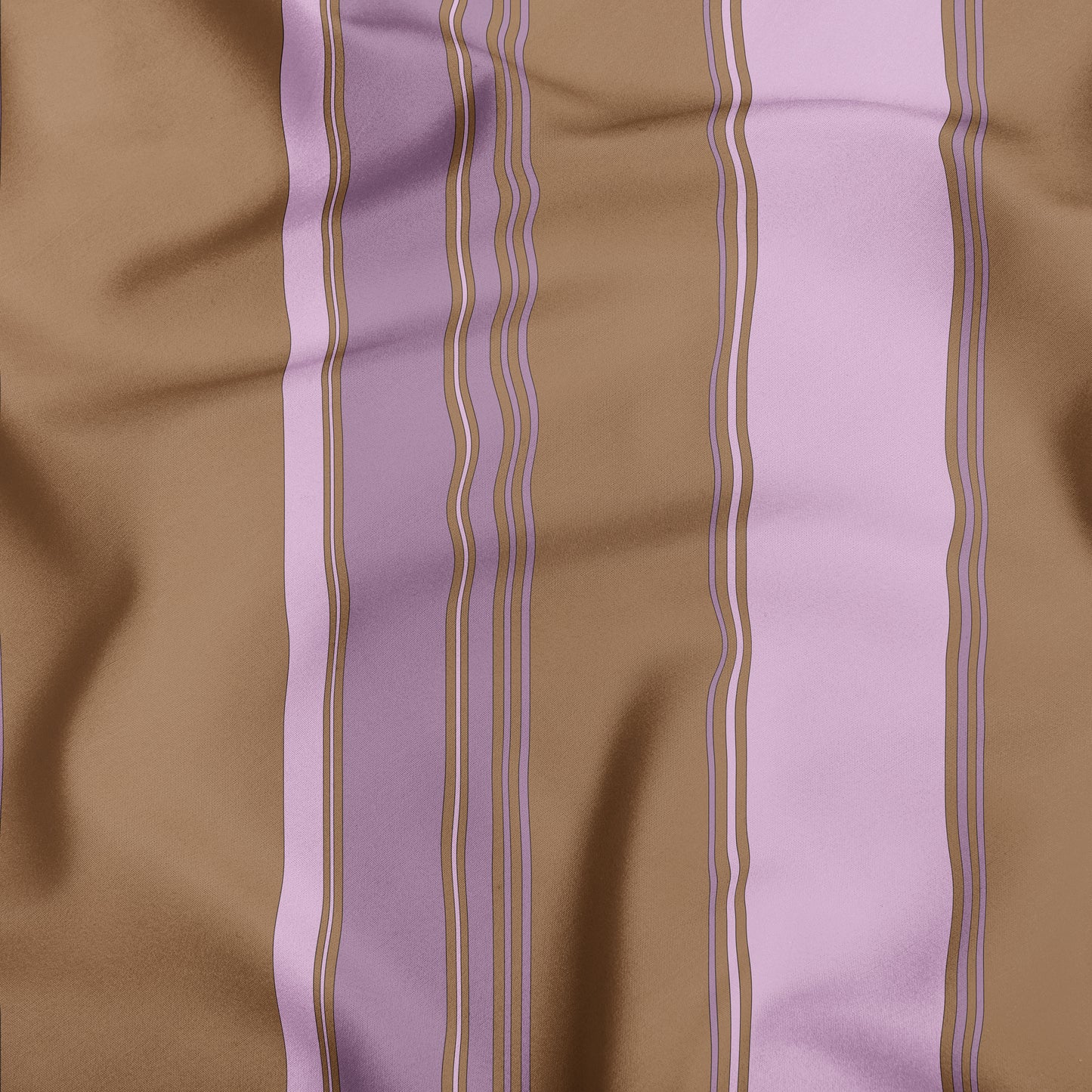 Light Pink Light Purple And Tan Striped Dog Bandana - Apawry Pup