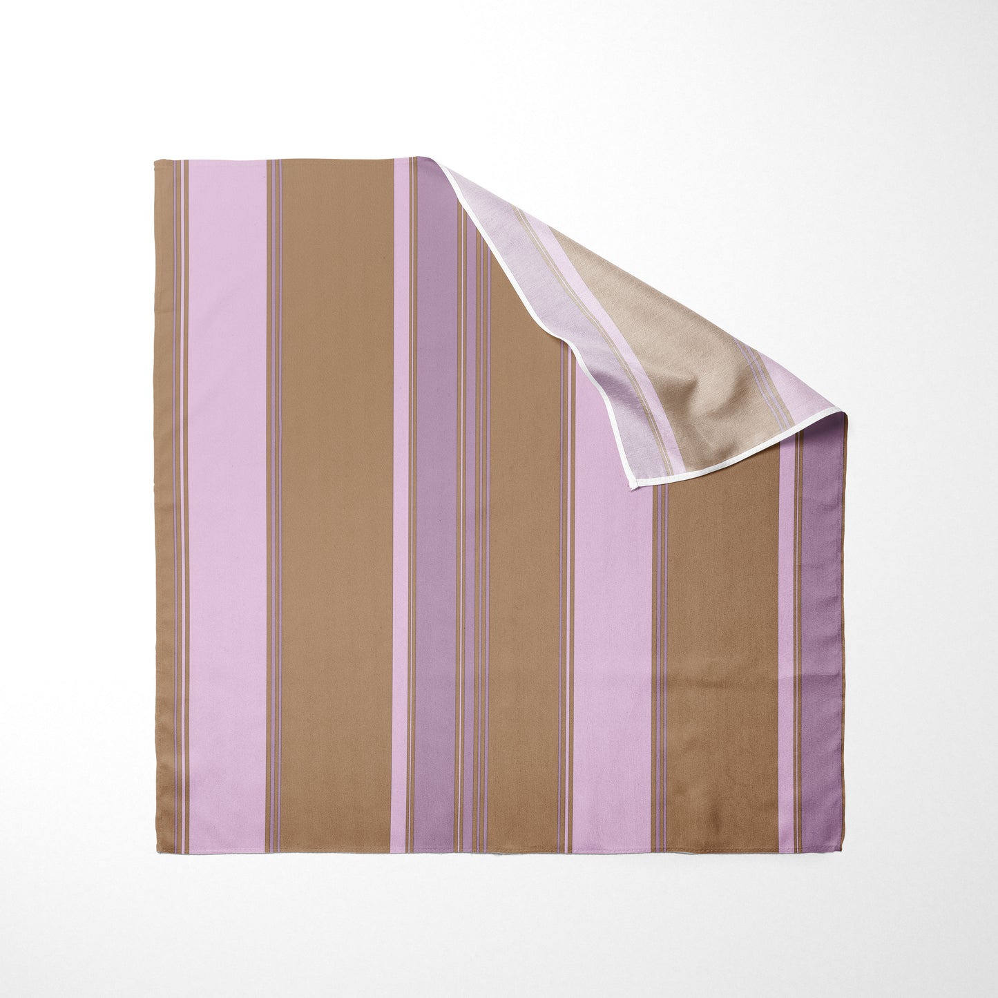 Light Pink Light Purple And Tan Striped Dog Bandana - Apawry Pup
