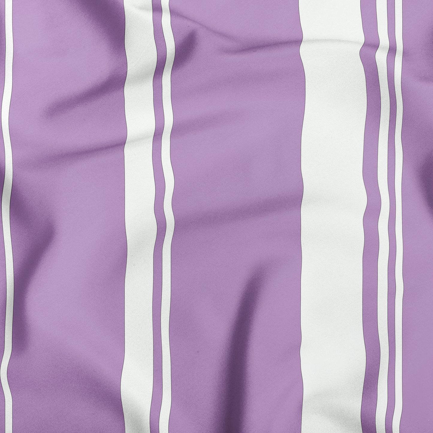 Light Purple and White Striped Dog Bandana - Apawry Pup