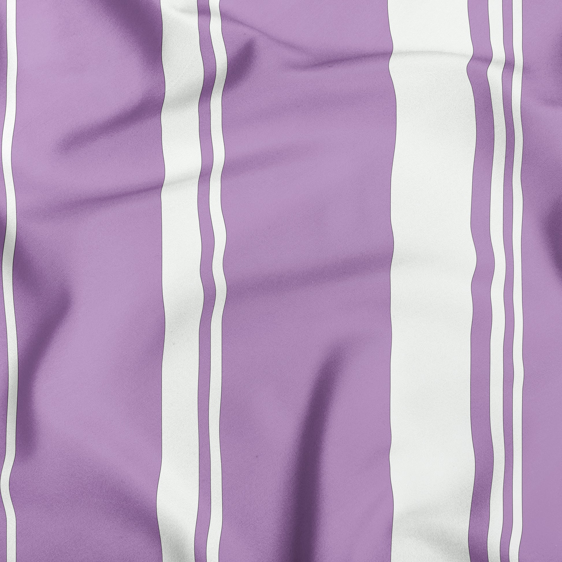 Light Purple and White Striped Dog Bandana - Apawry Pup