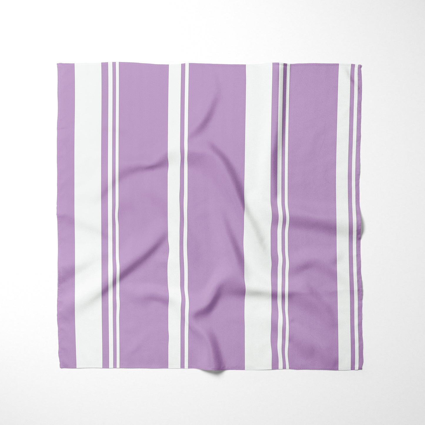 Light Purple and White Striped Dog Bandana - Apawry Pup