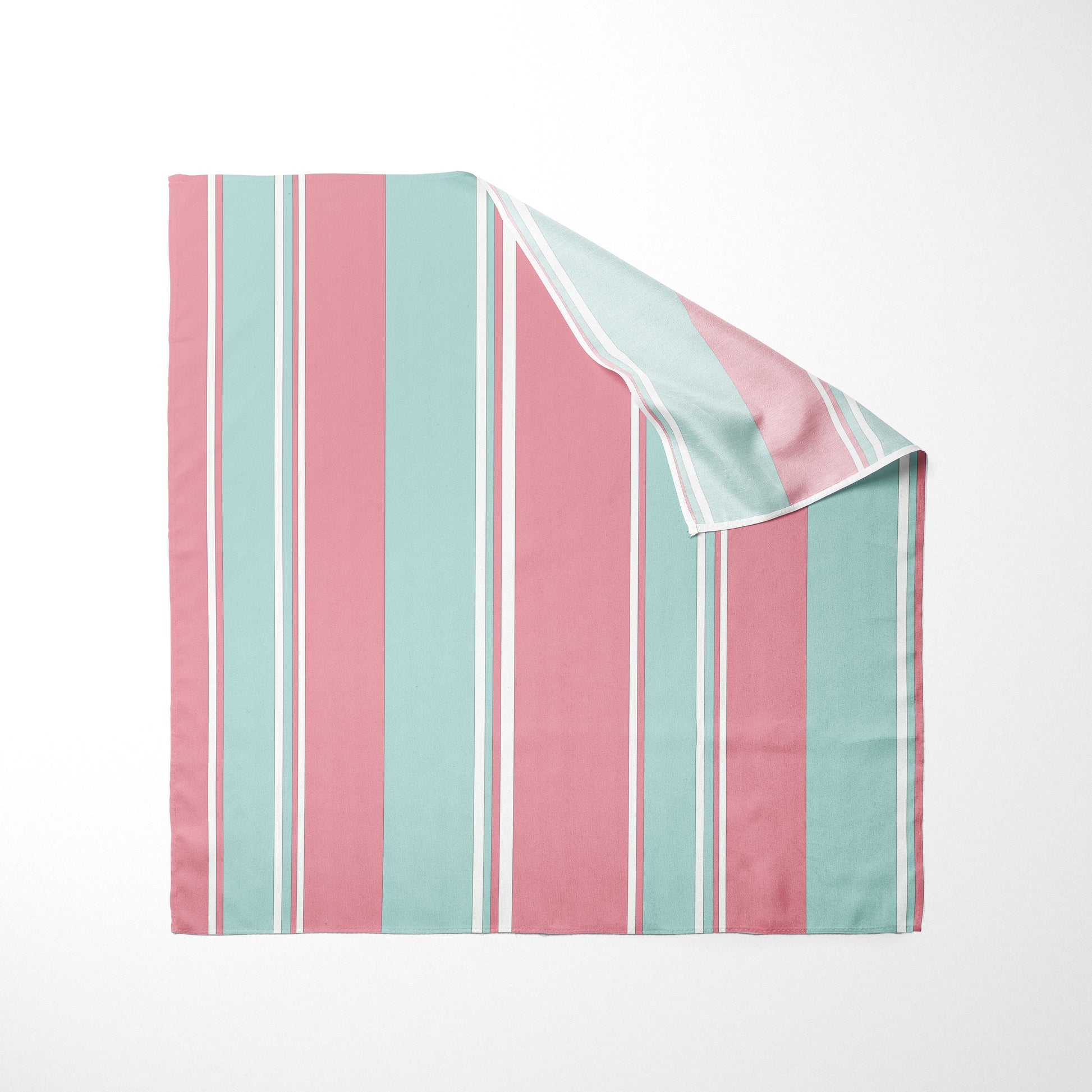 Mint Light Pink and White Striped Dog Bandana - Apawry Pup