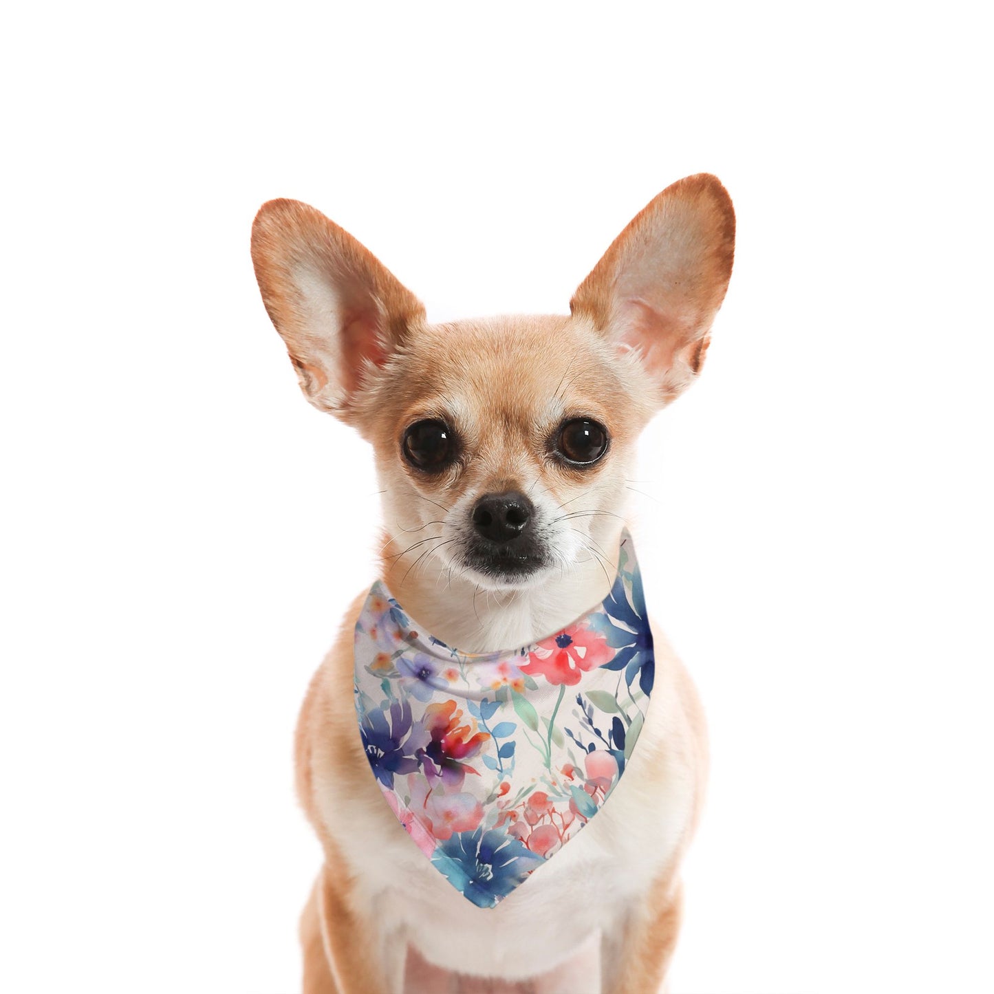 Floral Rainy Morning Watercolour Dog Bandana - Apawry Pup