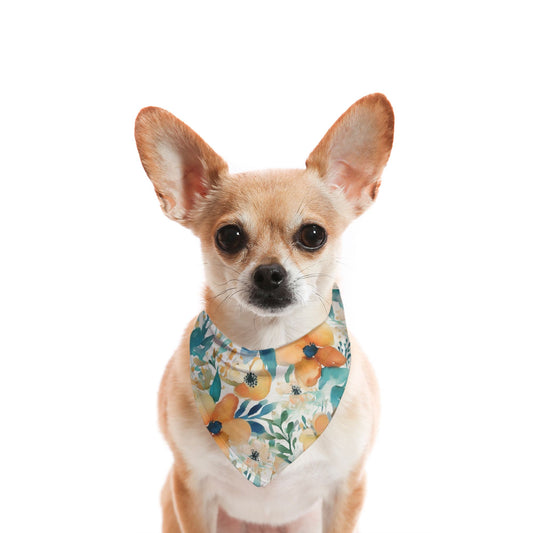 Floral Breeze Watercolour Dog Bandana - Apawry Pup