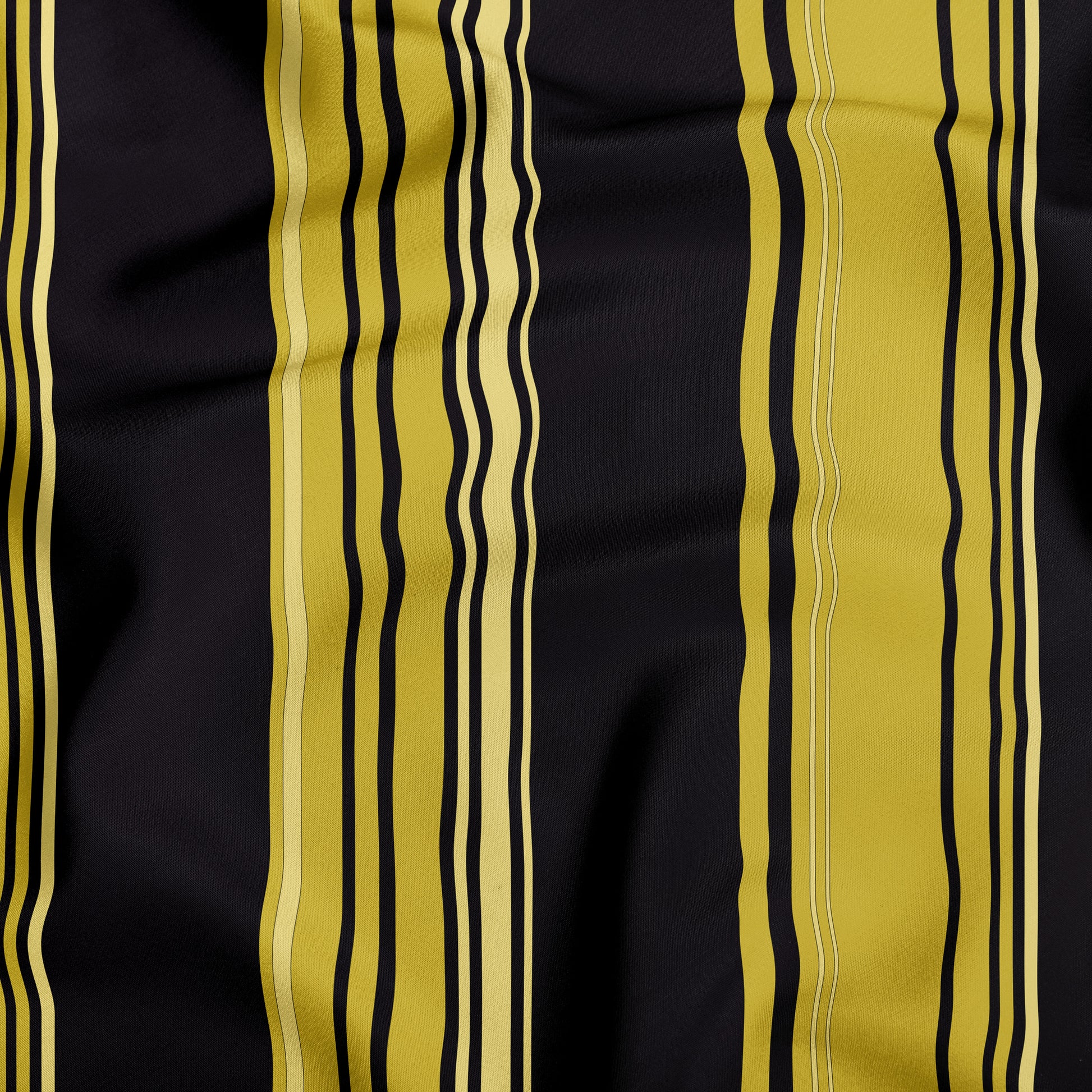 Mustard Yellow And Black Striped Dog Bandana - Apawry Pup