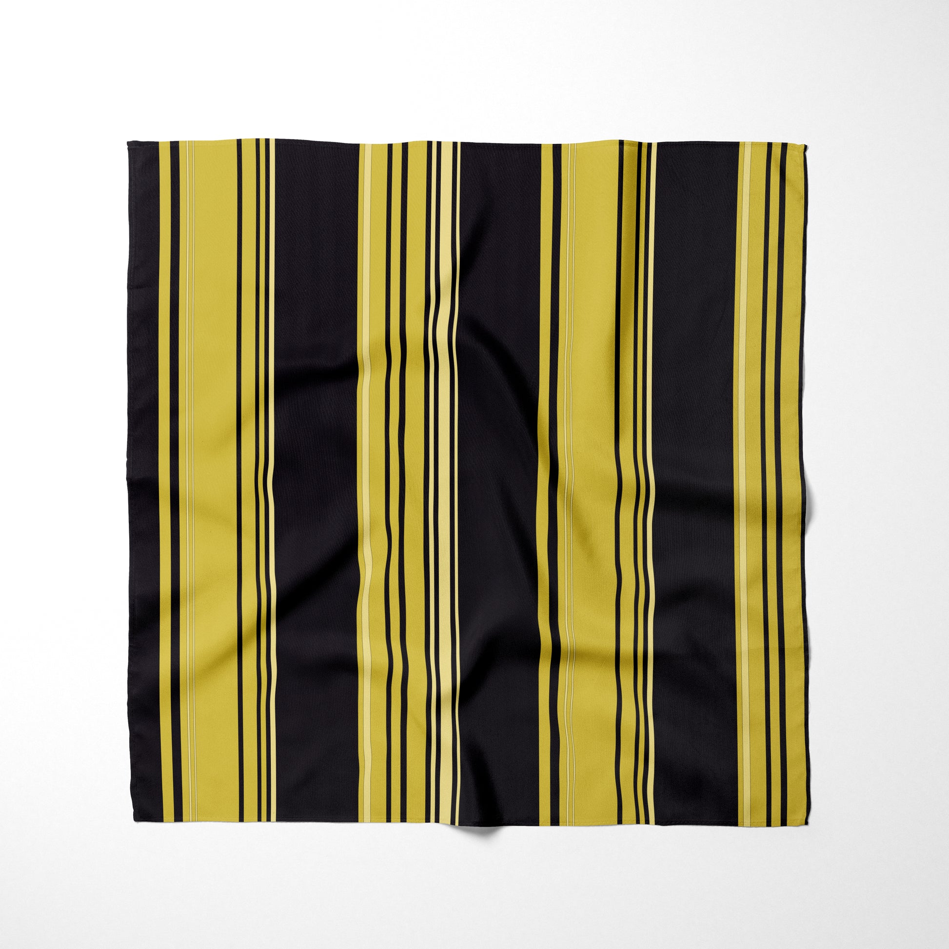 Mustard Yellow And Black Striped Dog Bandana - Apawry Pup