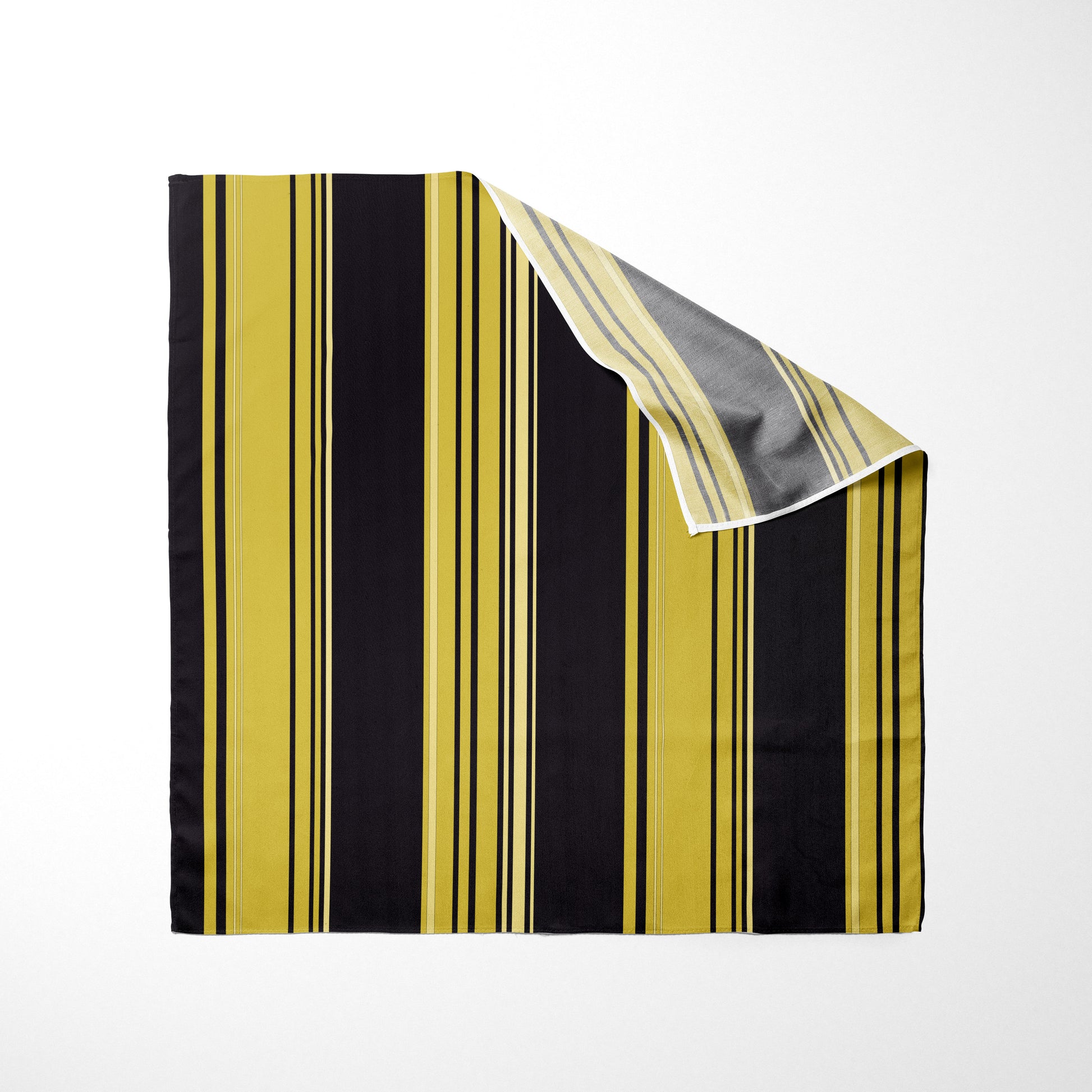 Mustard Yellow And Black Striped Dog Bandana - Apawry Pup