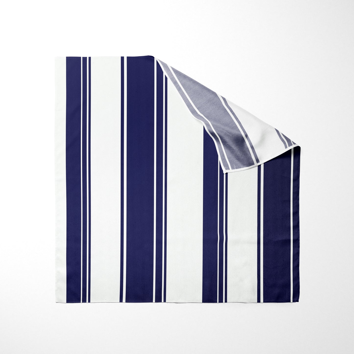 Navy Blue And White Striped Dog Bandana - Apawry Pup
